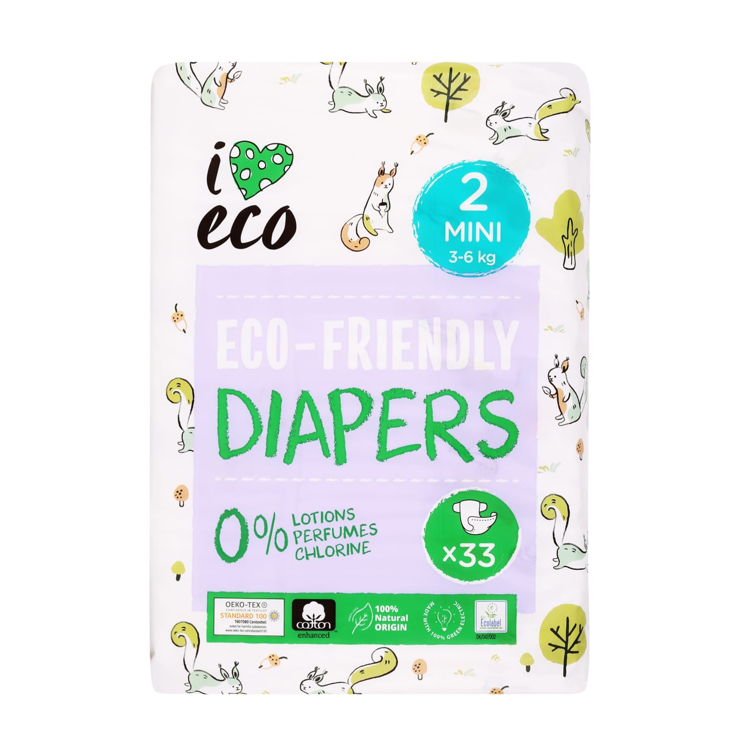 Sauskel. I LOVE ECO MINI 3-6kg S2,33vnt