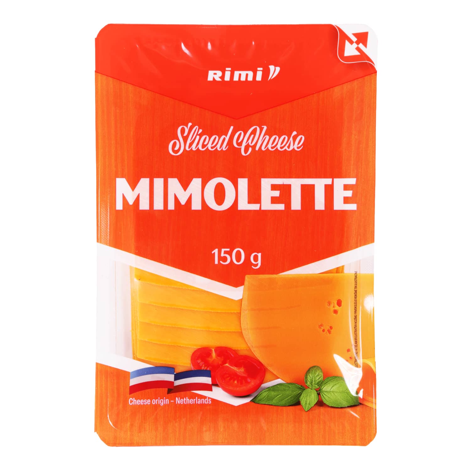 Pjaustytas suris RIMI MIMOLETTE, 43 %, 150 g
