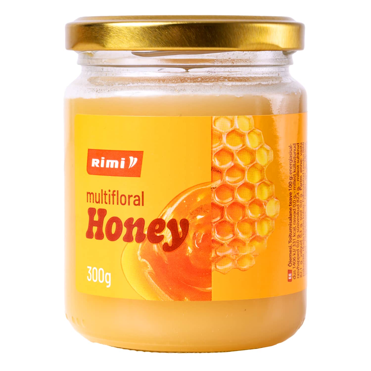 Įvairių augalų žiedų medus RIMI, 300 g