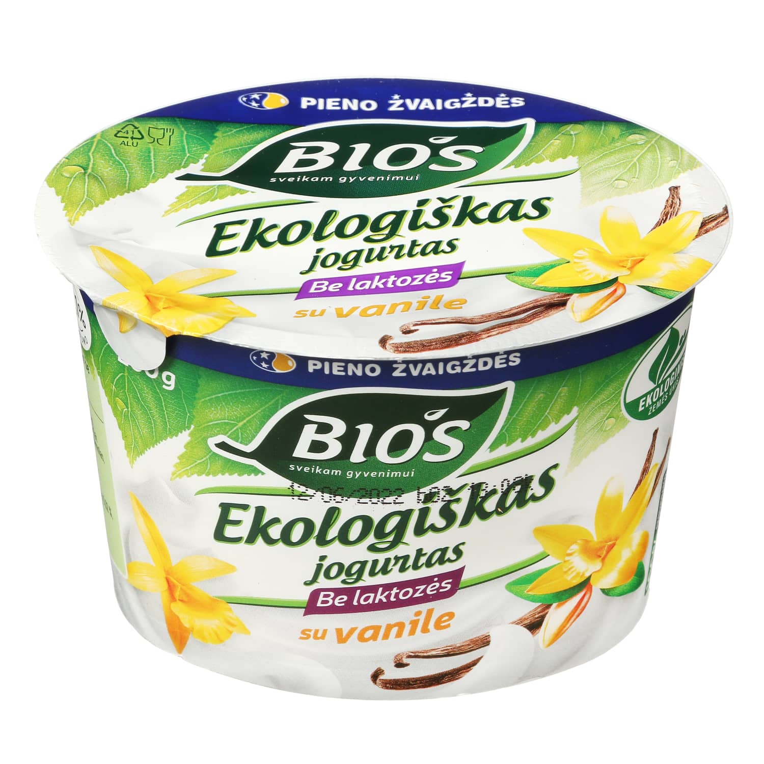 Eko. ванильный йогурт без лактозы BIOS, 3,1 % 200г
