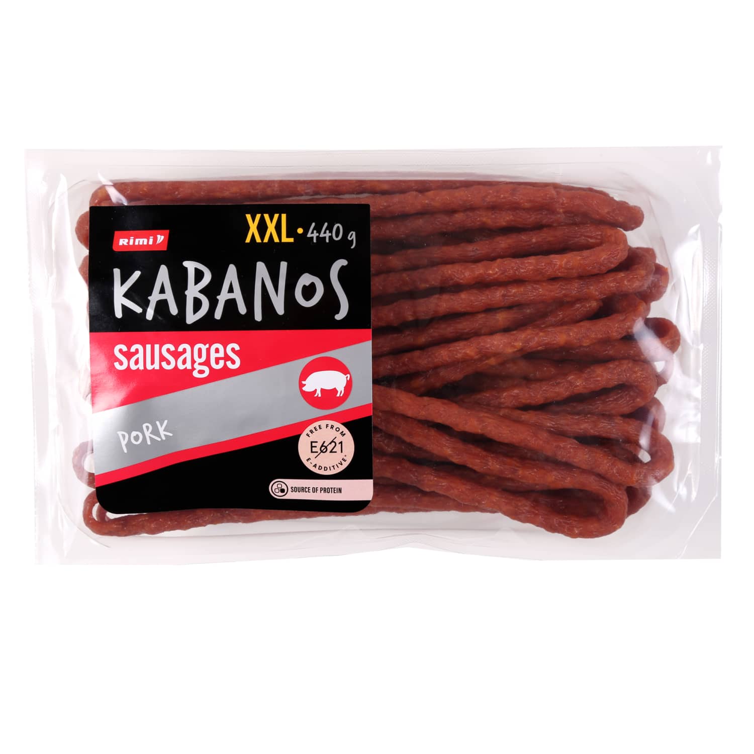 Kiaulien. dešrelės RIMI KABANOS, II r., 440 g