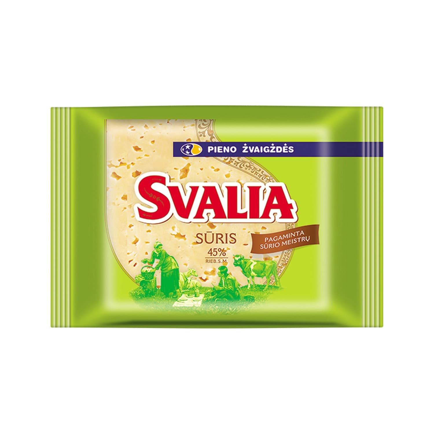 Полутвердый сыр SVALIA, 45 % жира, 240 г