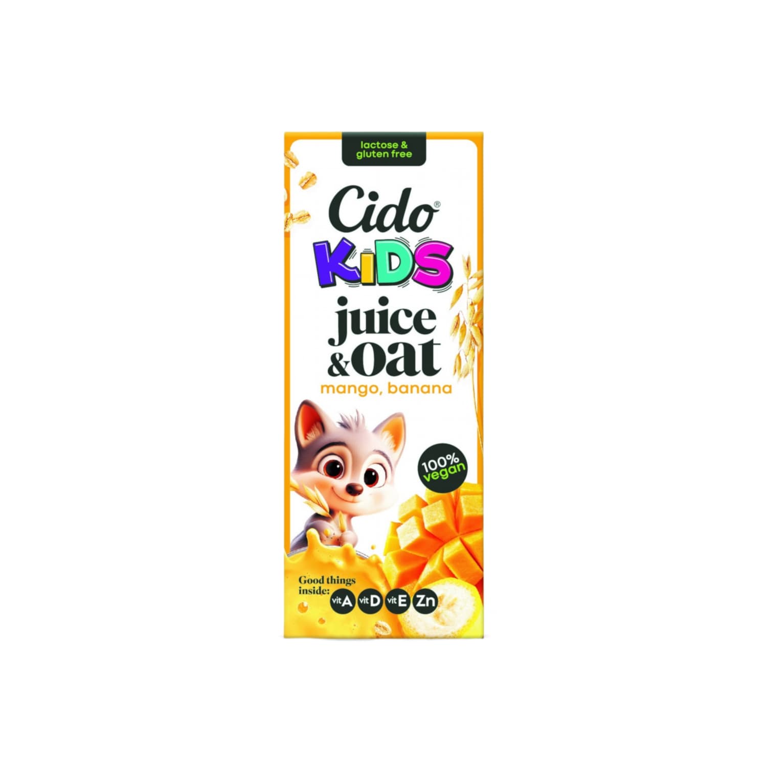 Avižų ir mangų - ban. sulčių gėr. CIDO, 0,2 l