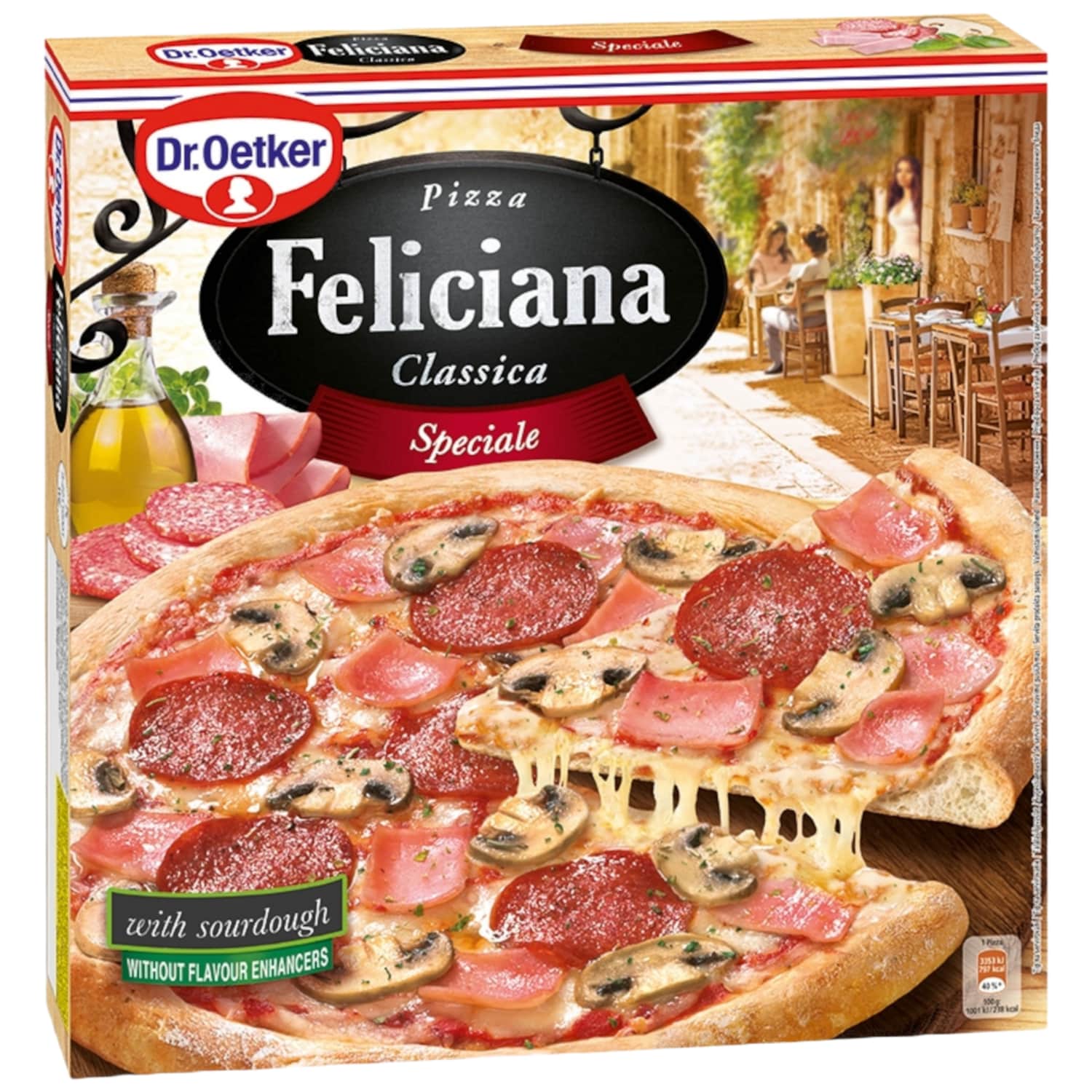 Frozen pizza FELICIANA SPECIALE, 335 g