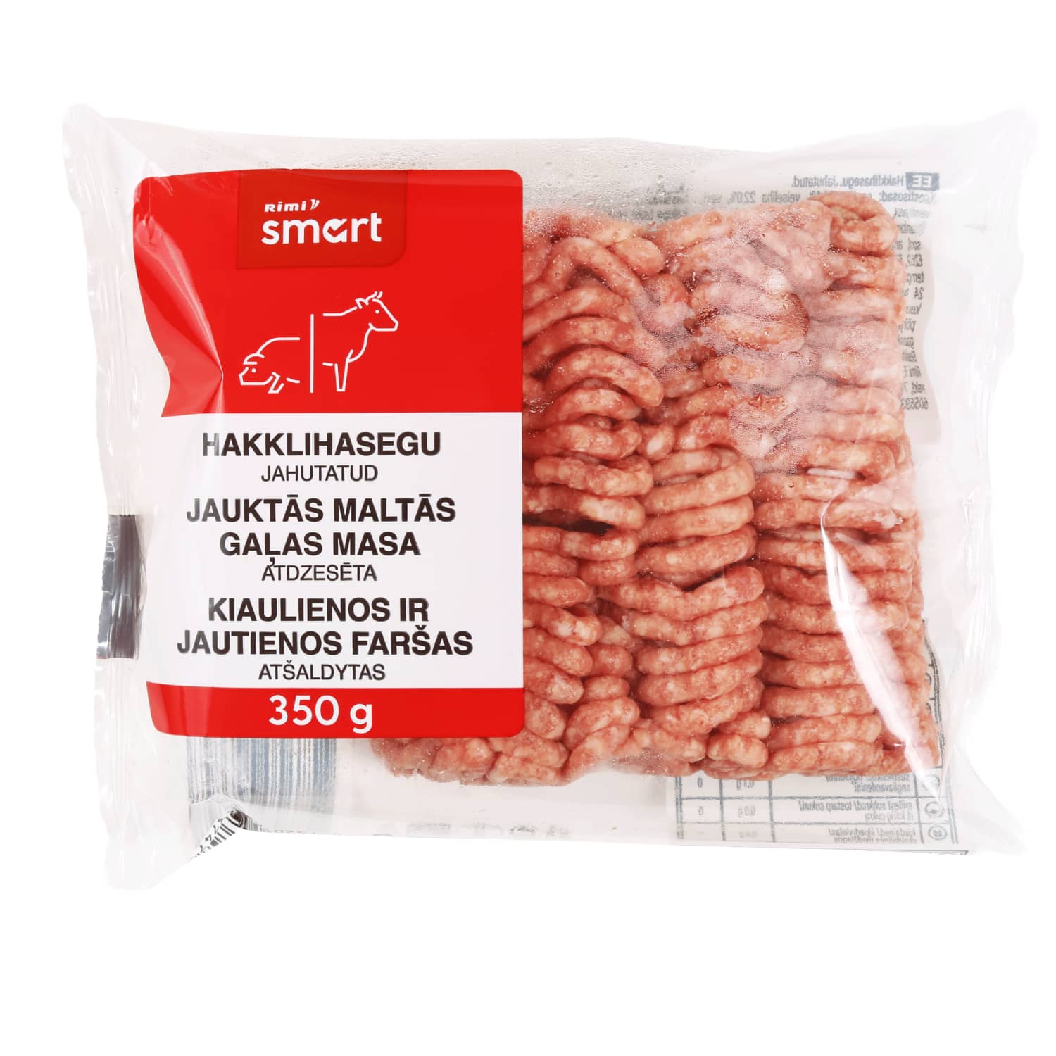 Pork and beef mince RIMI SMART, 350 g