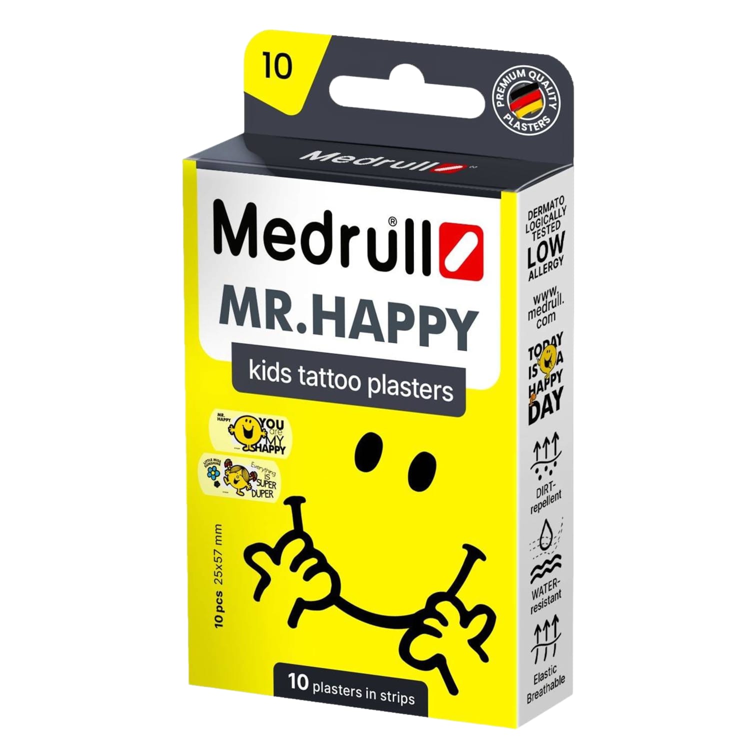 Pleistras MEDRULL MR. HAPPY, 10 vnt.