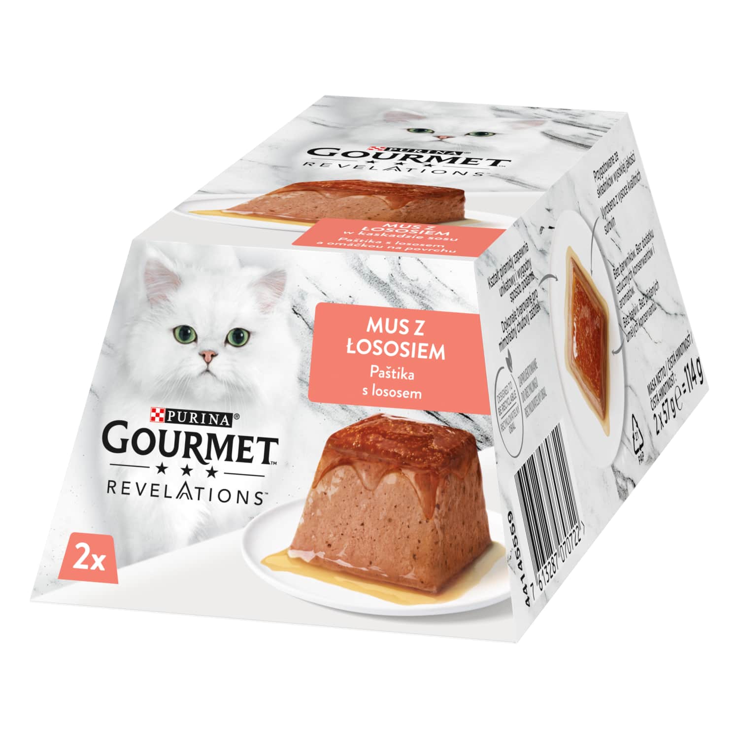 Kačių ėd. GOURMET REVELAT., su laš. 2 x 57 g