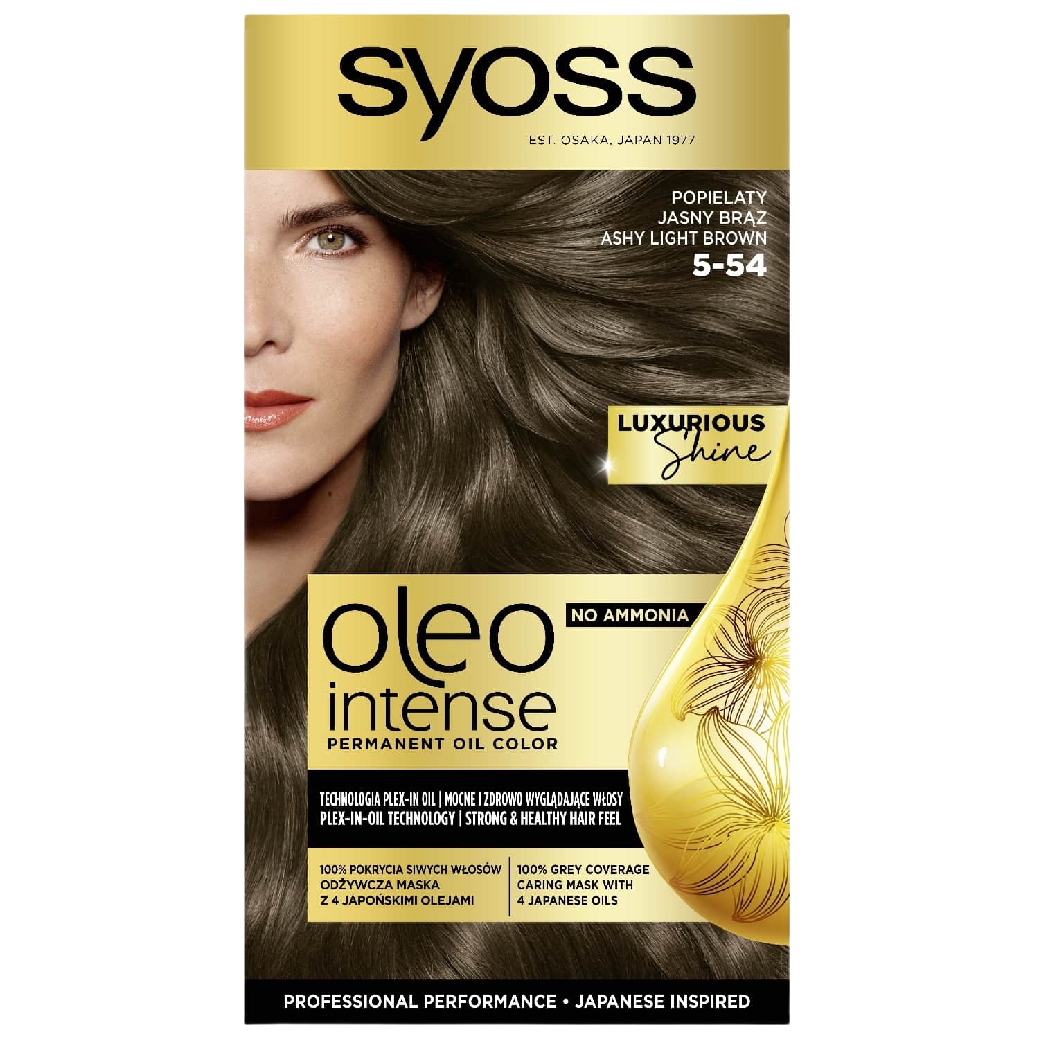 Plaukų dažai SYOSS OLEO INTENSE 5-54