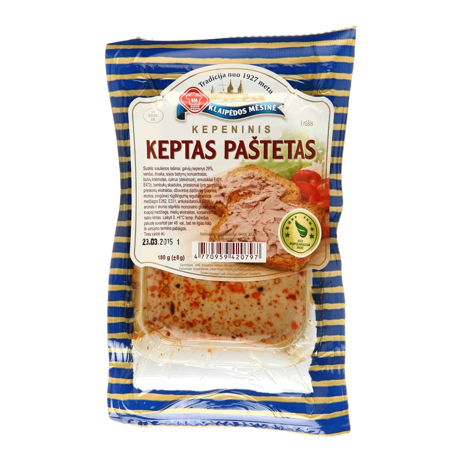 Fried CLASSIC pâté, 180 g