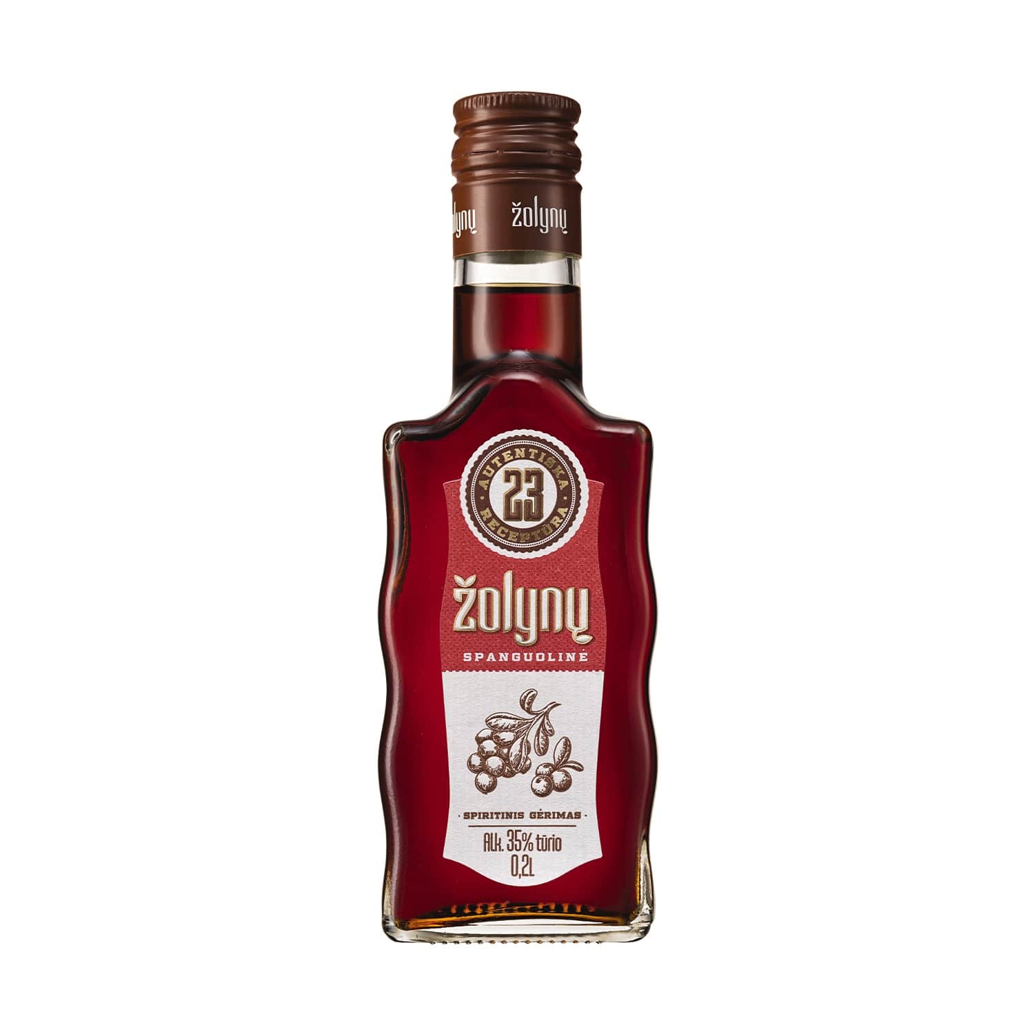 Spir.gėr. ŽOLYNŲ SPANGUOLINĖ, 35%, 0,2 l