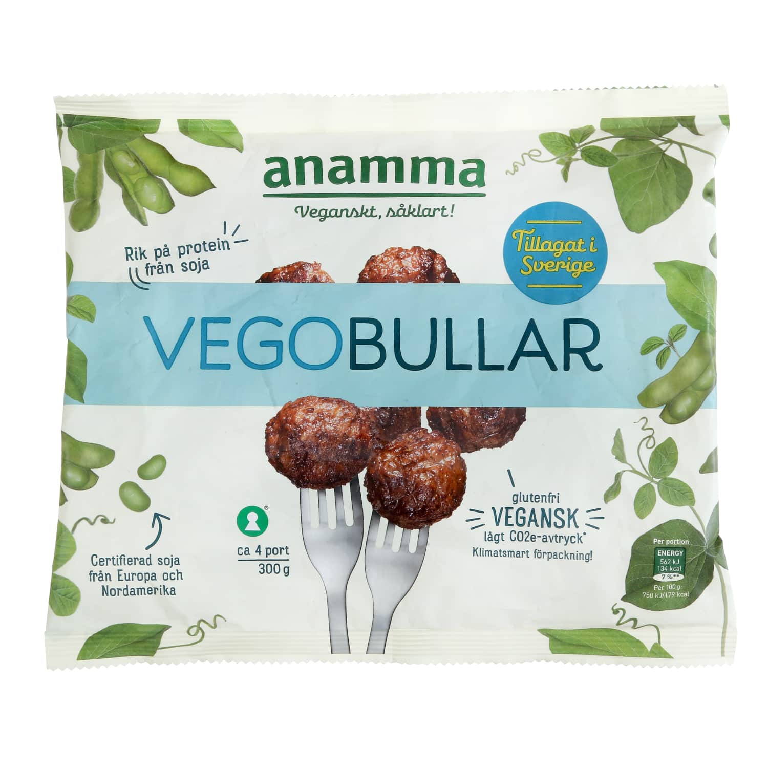 Замороженные соевые шарики ANAMMA, 300 г