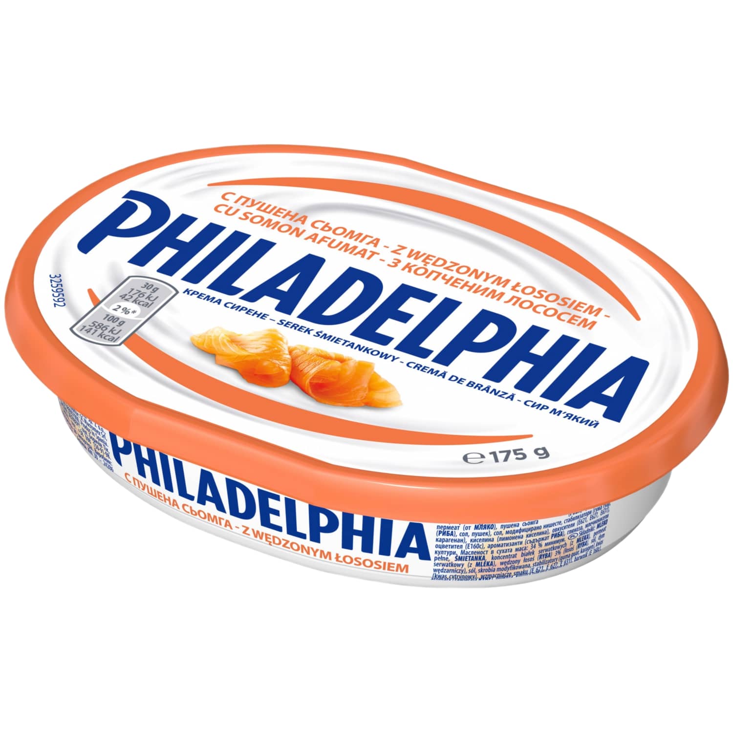 Cream cheese product PHILADELPHIA SALMON, 175 g