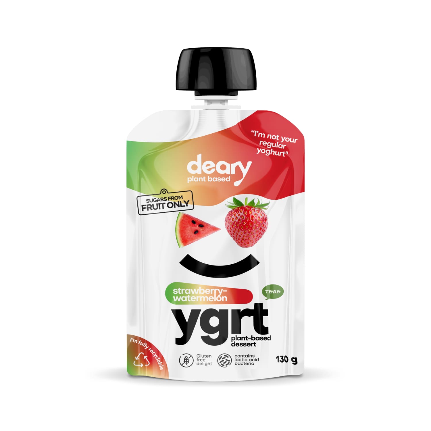 Strawberry watermelon plant-based dessert DEARY, 130 g