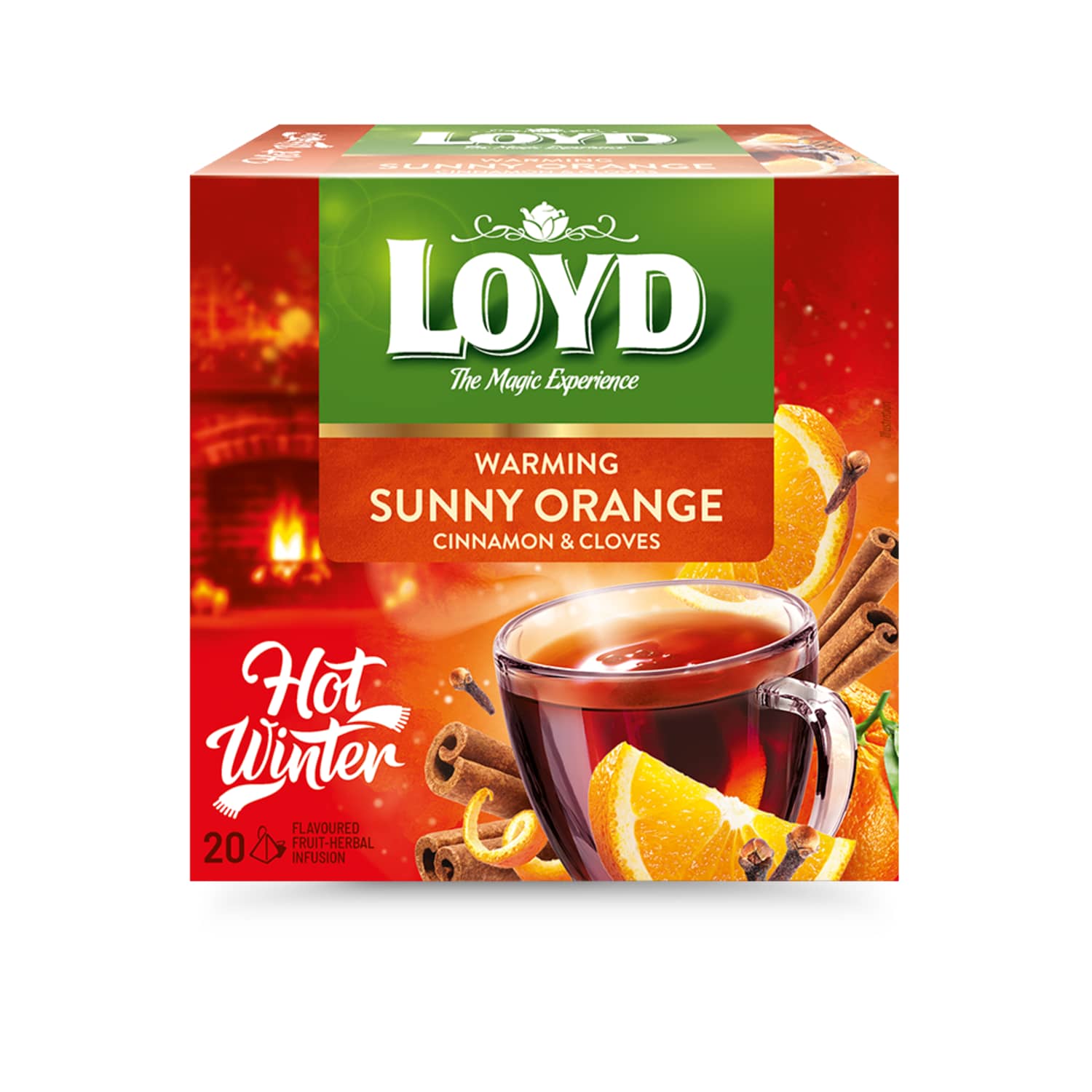 Vaisinė arbata LOYD SUNNY ORANGE, 40 g