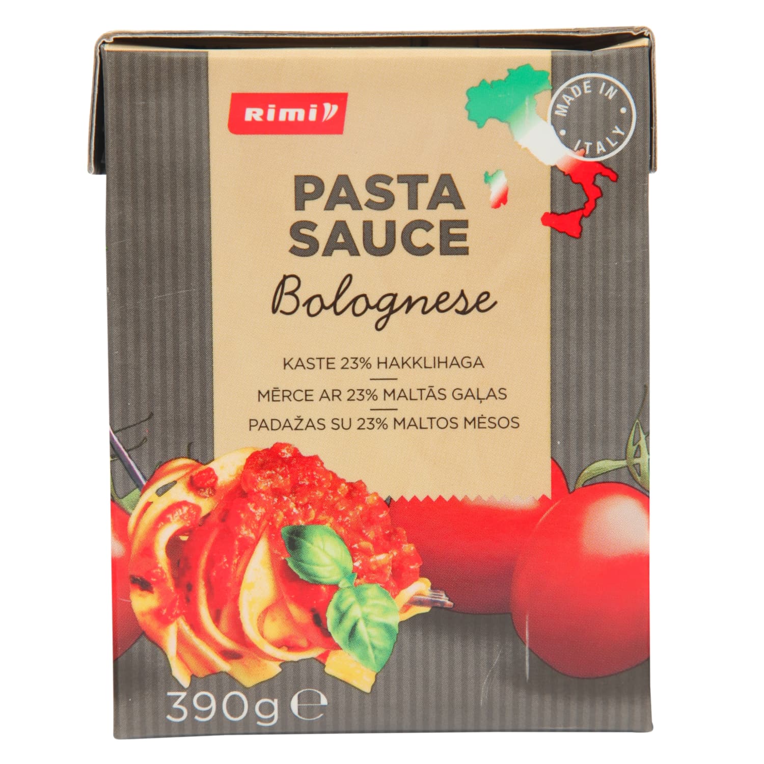 BOLOGNESE Pasta Sauce RIMI, 390 g