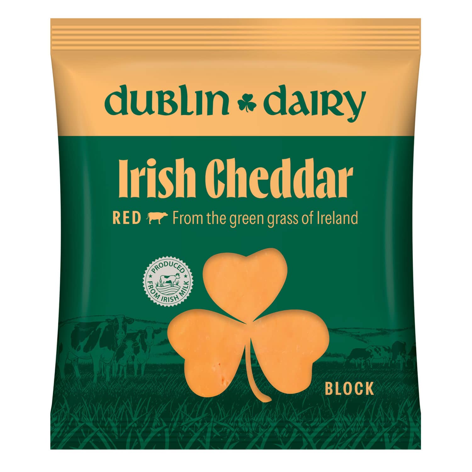 Irish red cheddar cheese DUBLIN DAIRY, 200 g