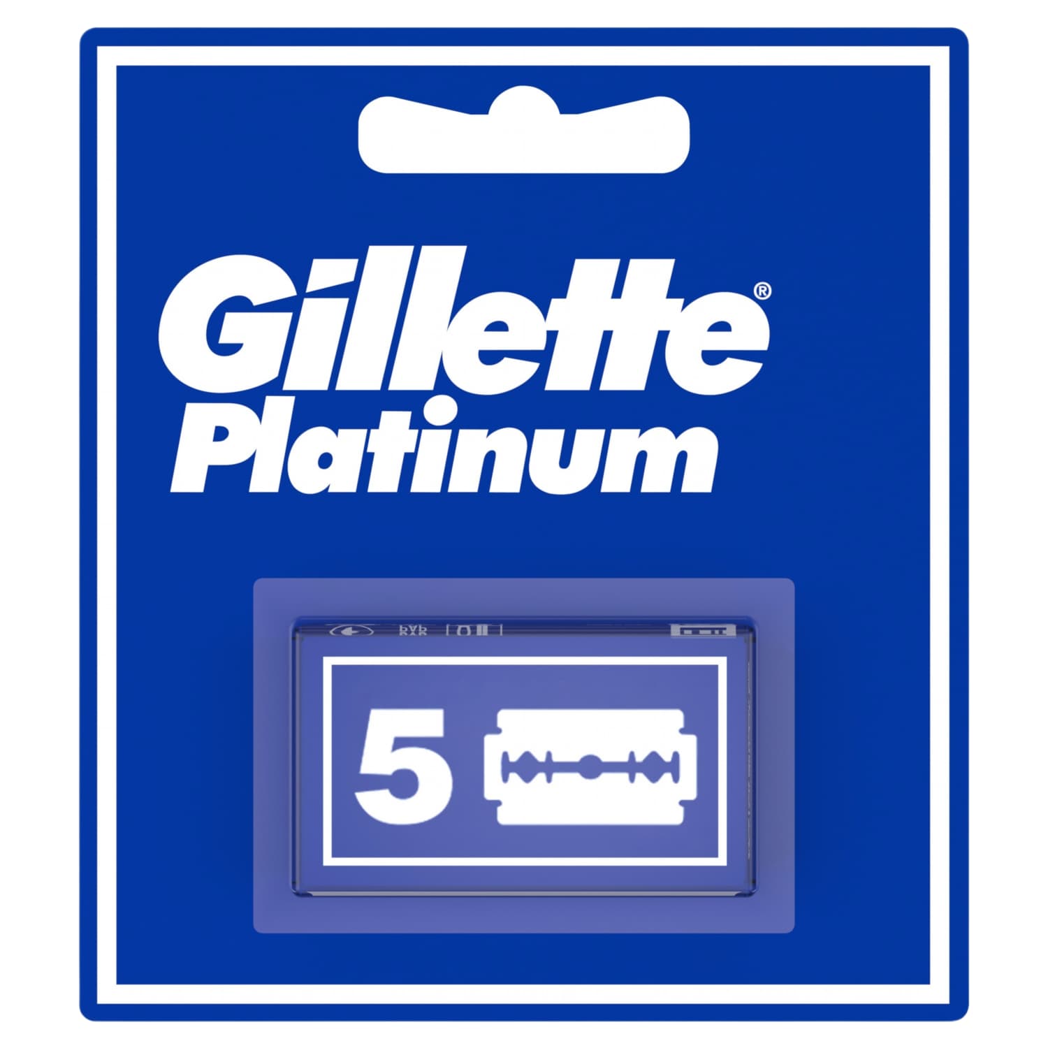 Skustuvo peiliukai GILLETTE PLATINUM, 5 vnt