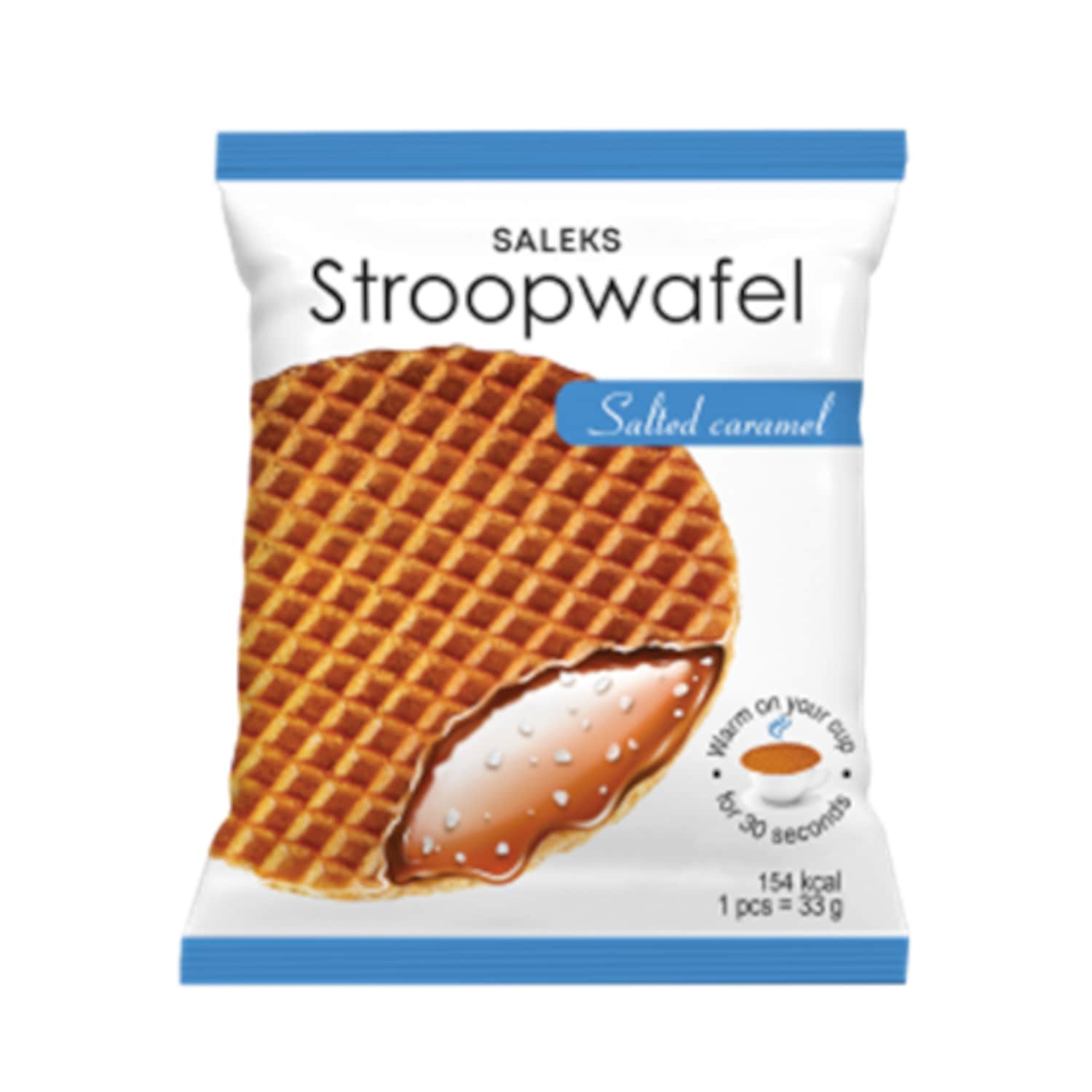 Vaf. SALEKS STROOPWAFEL su s. kar. įd. 33 g