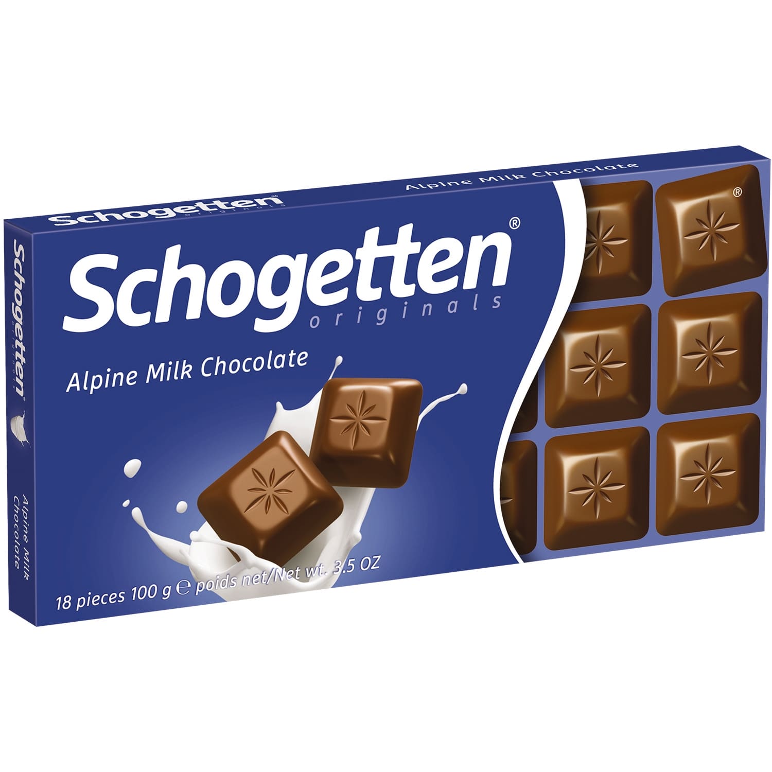 Молочный шоколад SCHOGETTEN MILK CHOCO., 100г