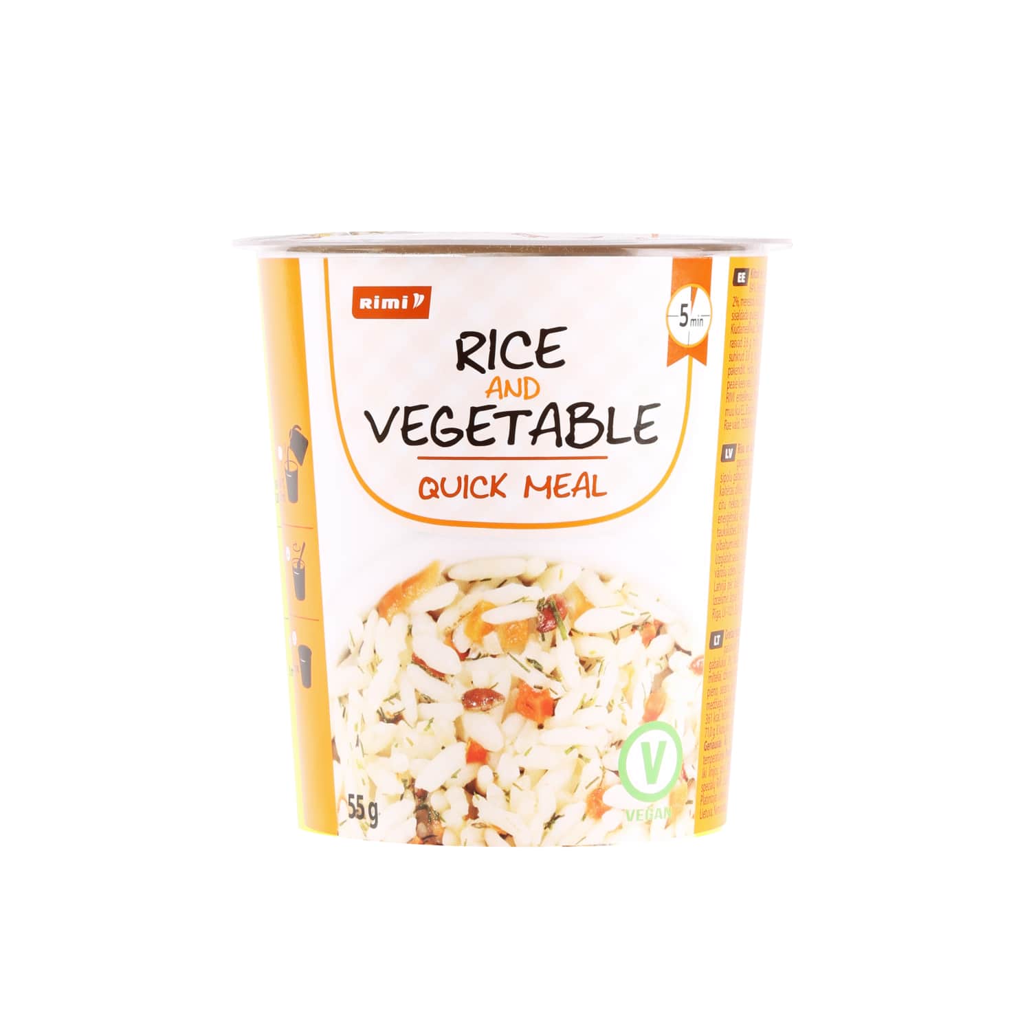 Quick rice and vegetable dish, 55 g