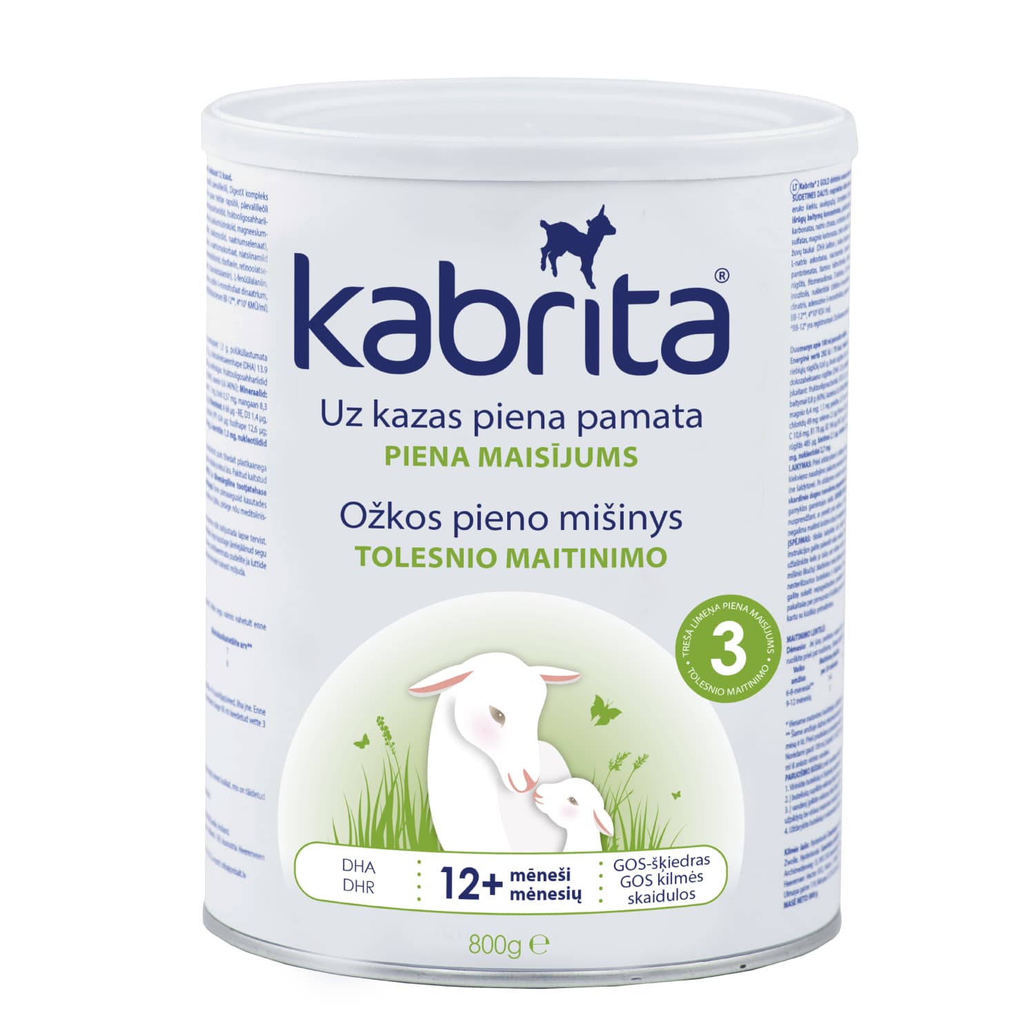 Goat milk powder drink KABRITA 3, 800 g