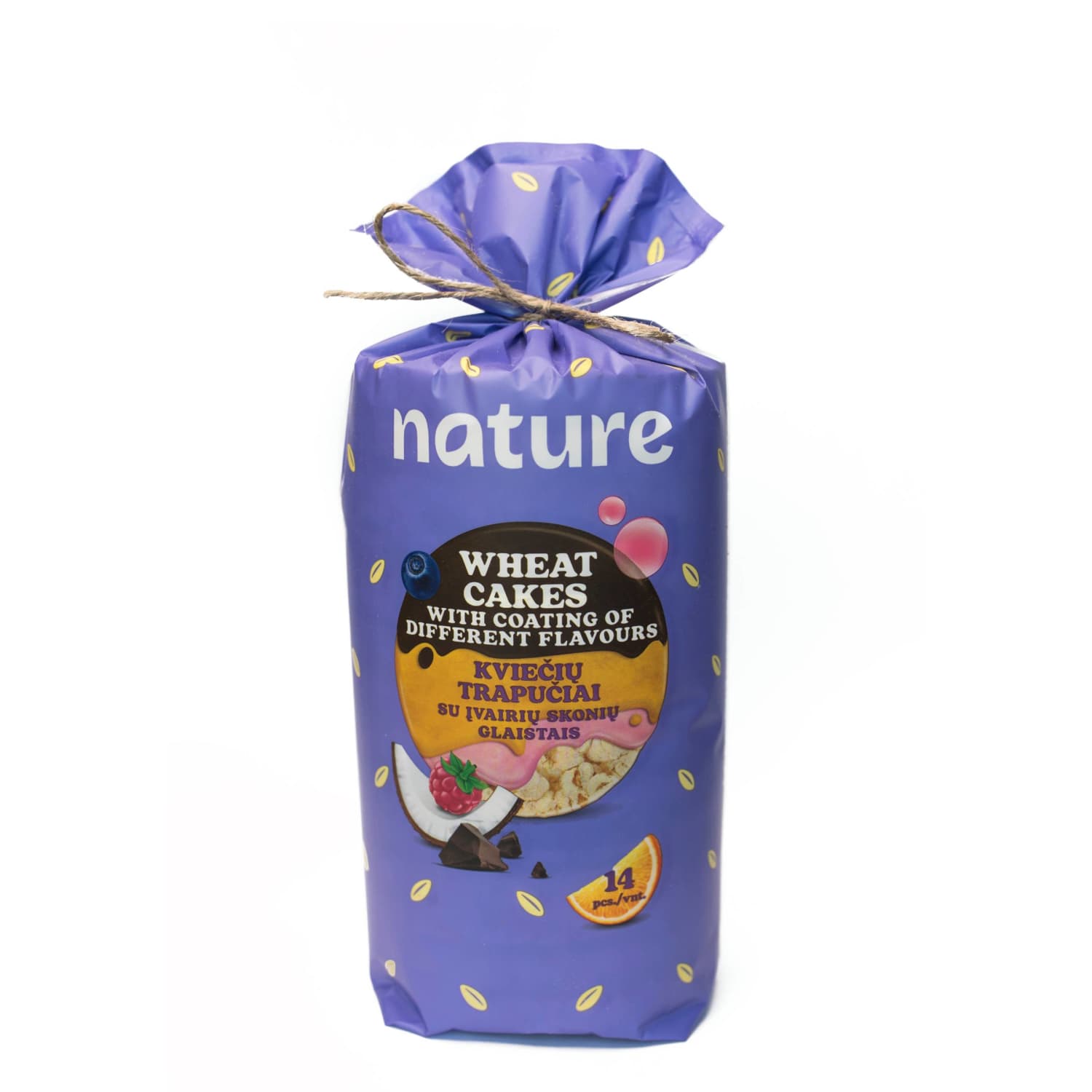 Разнообразные вкусы крекеры из пшеницы NATURE, 210г
