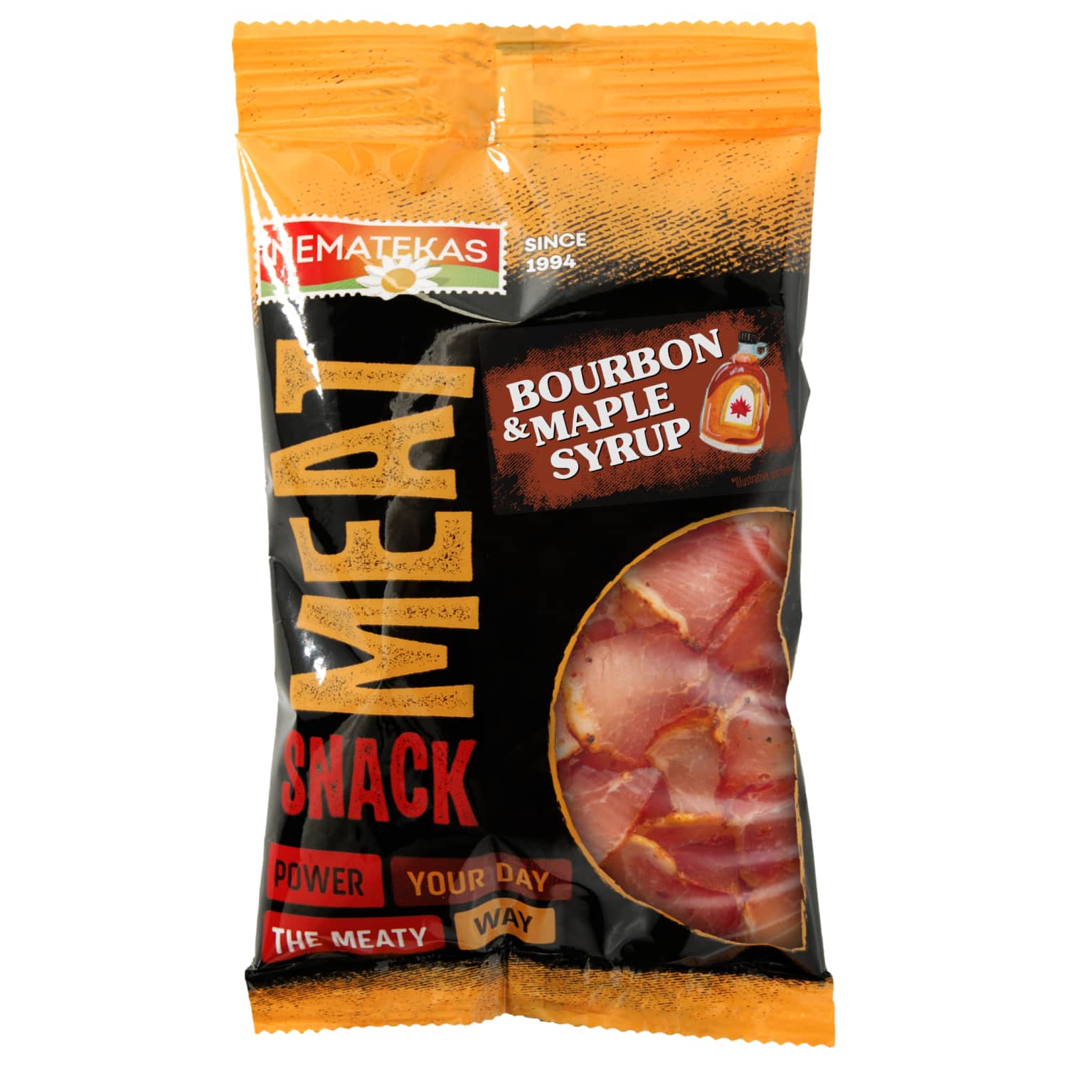 Dried pork neck MEAT SNACK, bubble cut 50 g