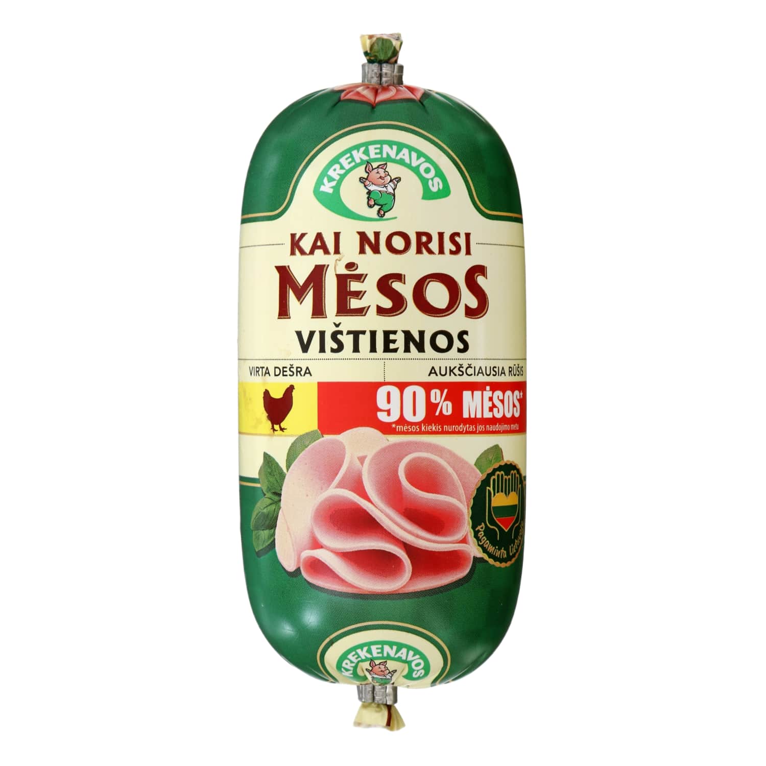 Вареная куриная колбаса КОГДА ХОЧЕТСЯ МЯСА, 340 г