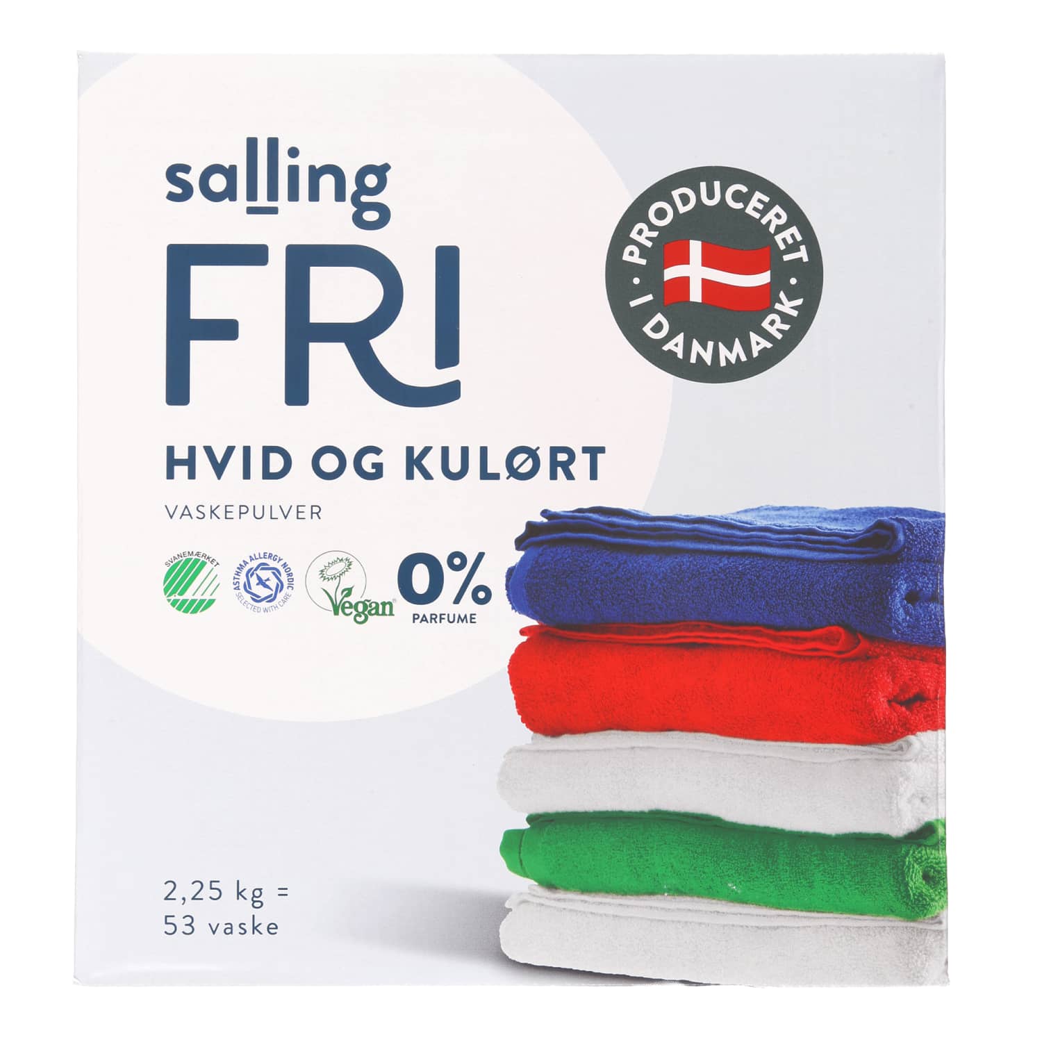 Skalbimo milteliai SALLING FRI, 2,25 kg