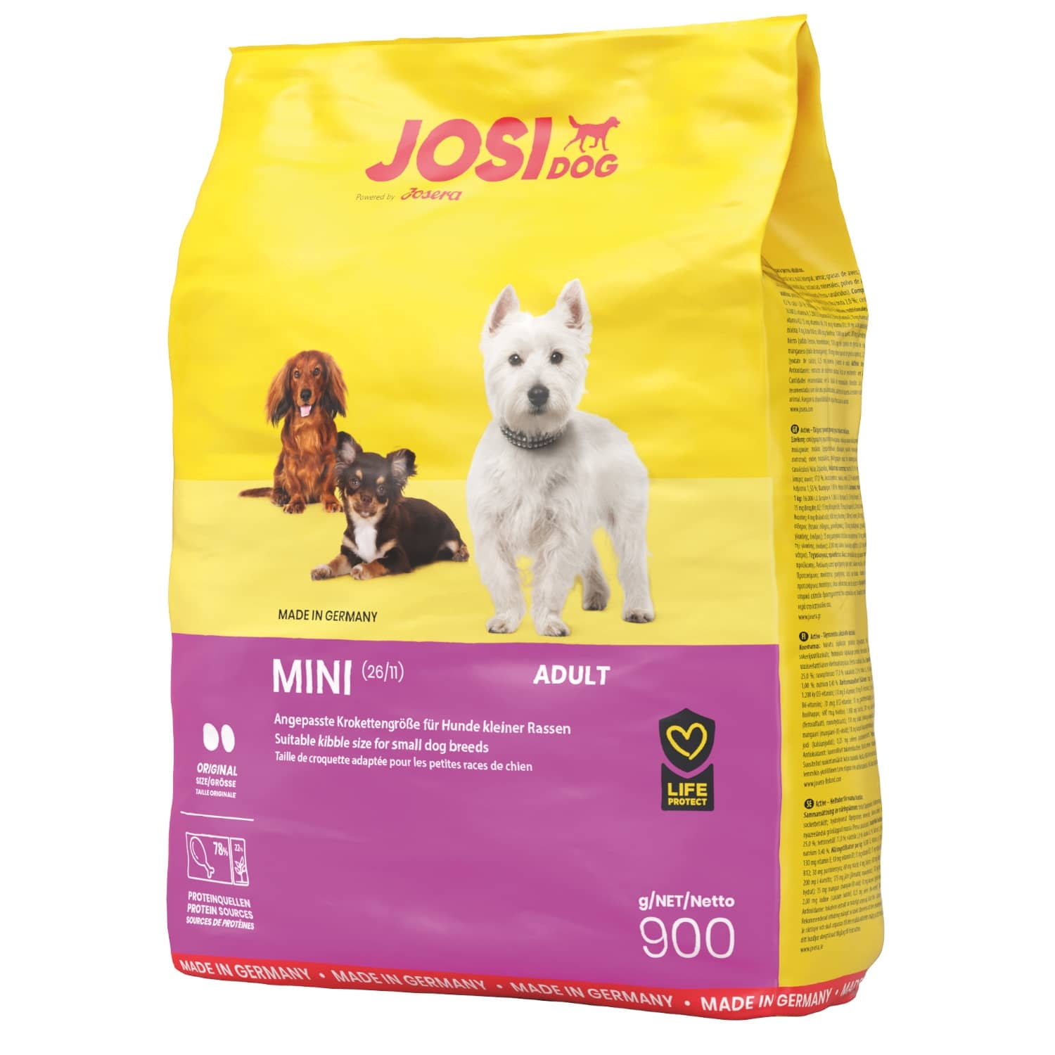 Small dog food JOSERA PR. Mini, 900 g