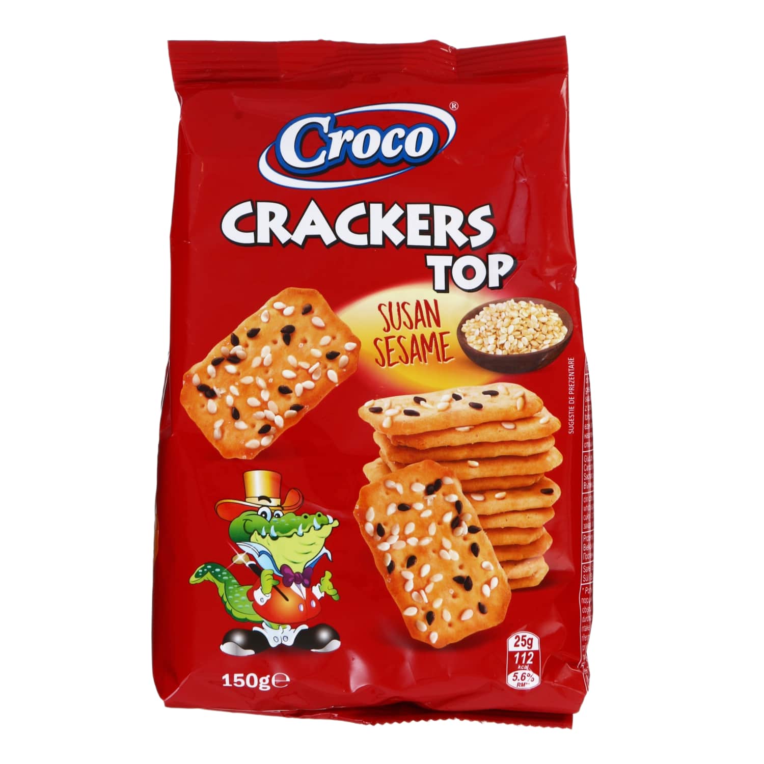 Sesame Seed Crackers CROCO, 150 g