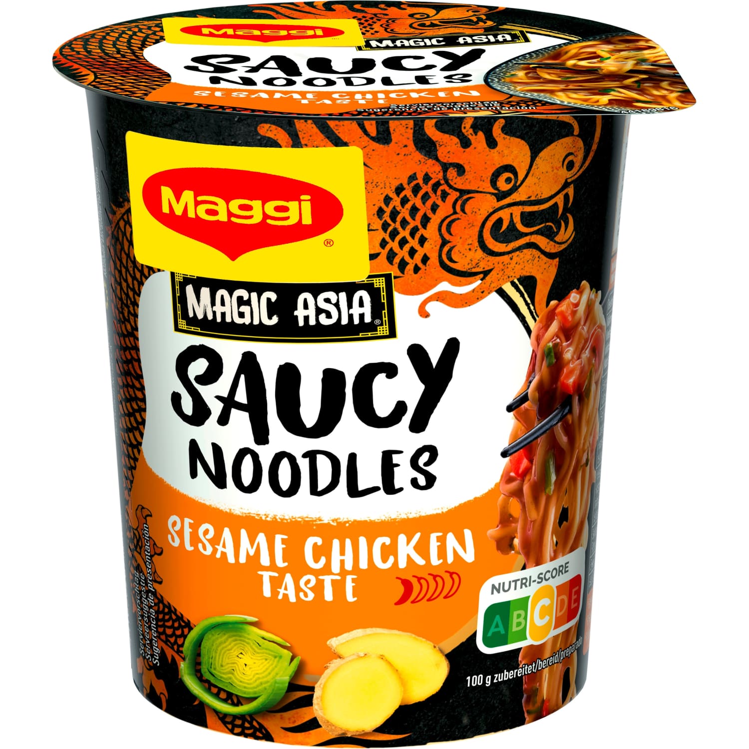 Noodles chicken and sesame flavor with sauce MAGGI, 75 g
