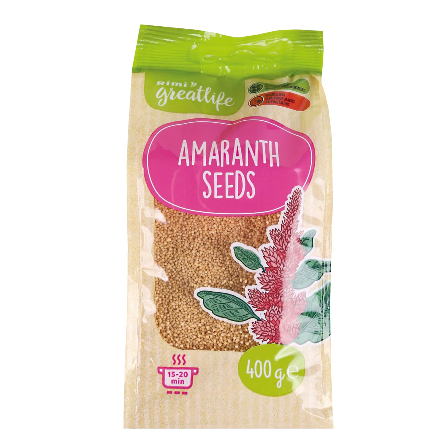 Pumpkin seeds RIMI GREATLIFE, 400 g