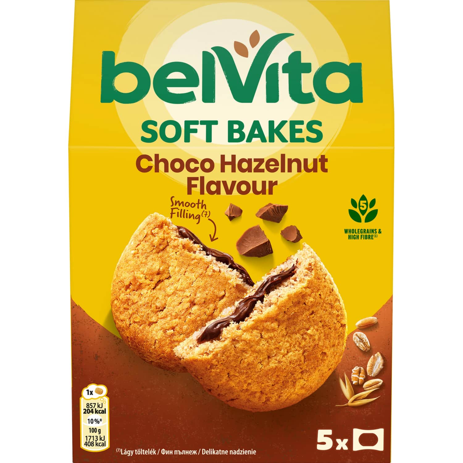 Biscuits BELVITA SOFT FILLED CHOCO, 250 g