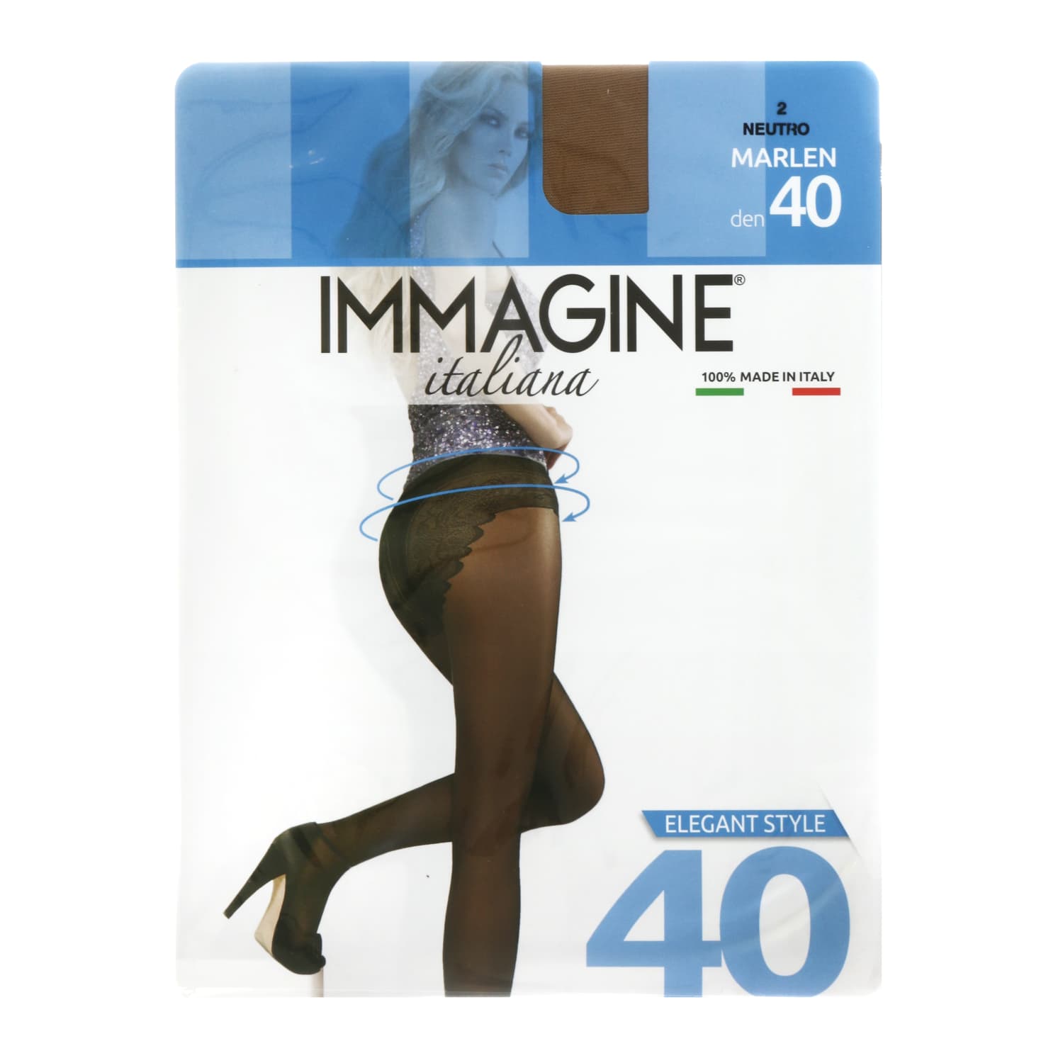 Mot. pėdkelnės IMMAGINE MARLEN 40, NEUTRO,2d.
