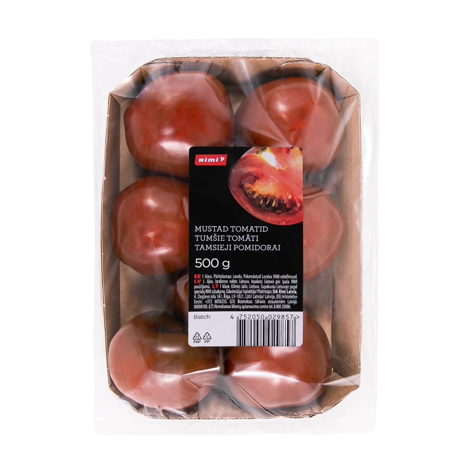 Lithuanian dark tomatoes RIMI, 1st grade, 500 g