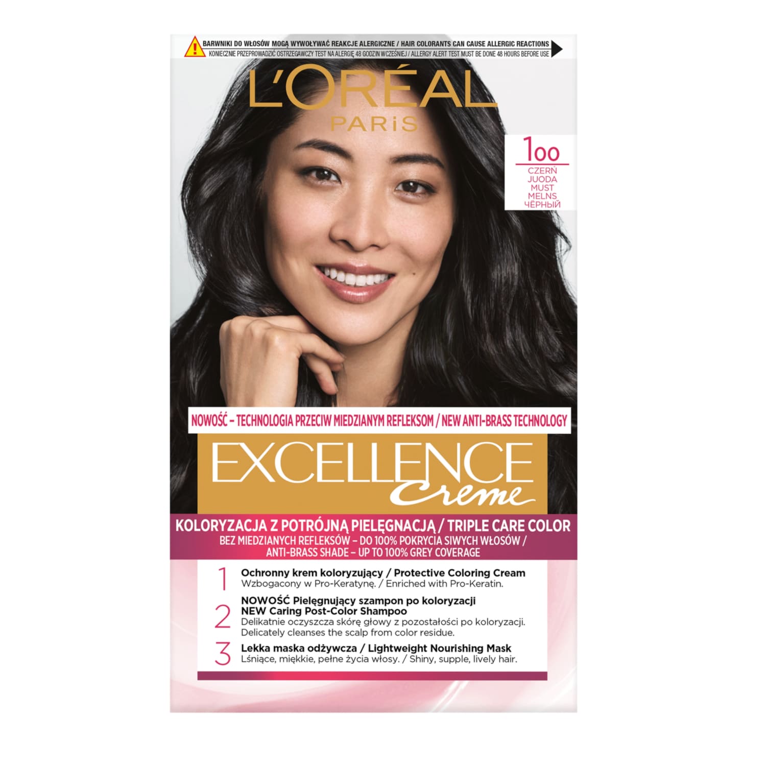 Hair dye L'OREAL EXCELLENCE, No. 1