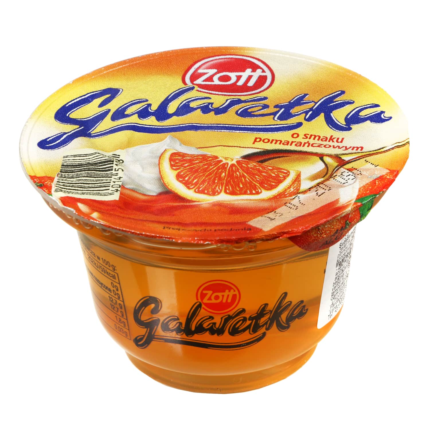 Желе со вкусом апельсина ZOTT GALARETKA, 175 г