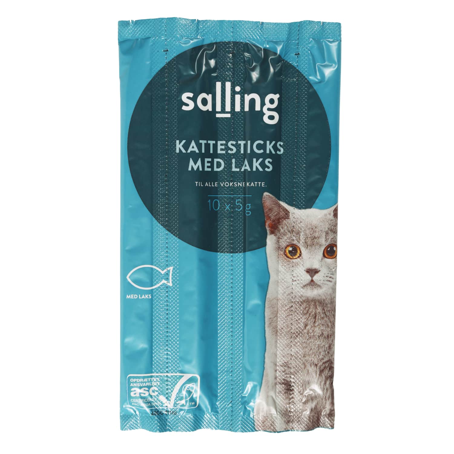 Закуска для кошек SALLING, с лососем, 50 г