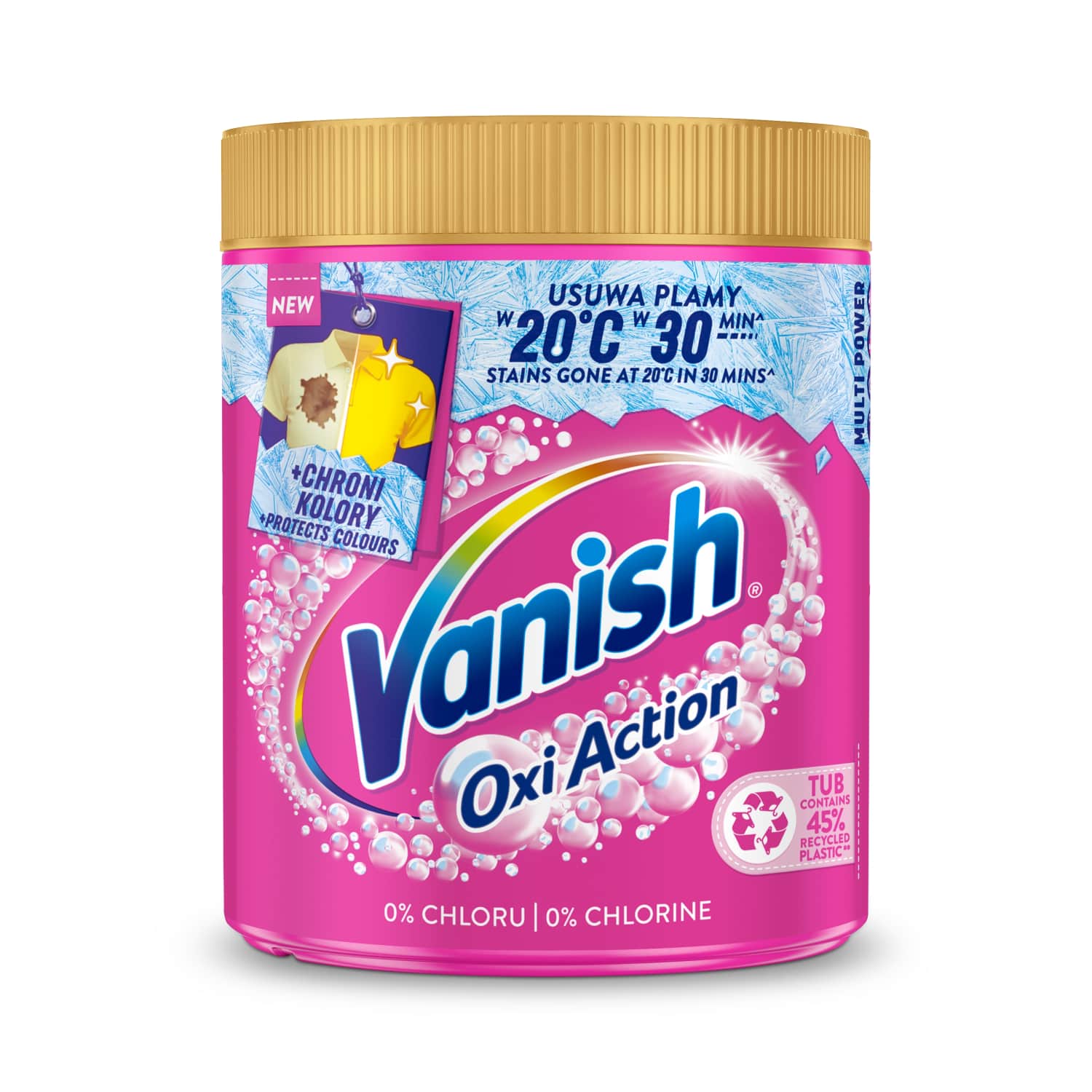 Порошковый удалитель пятен VANISH OXI, 970г