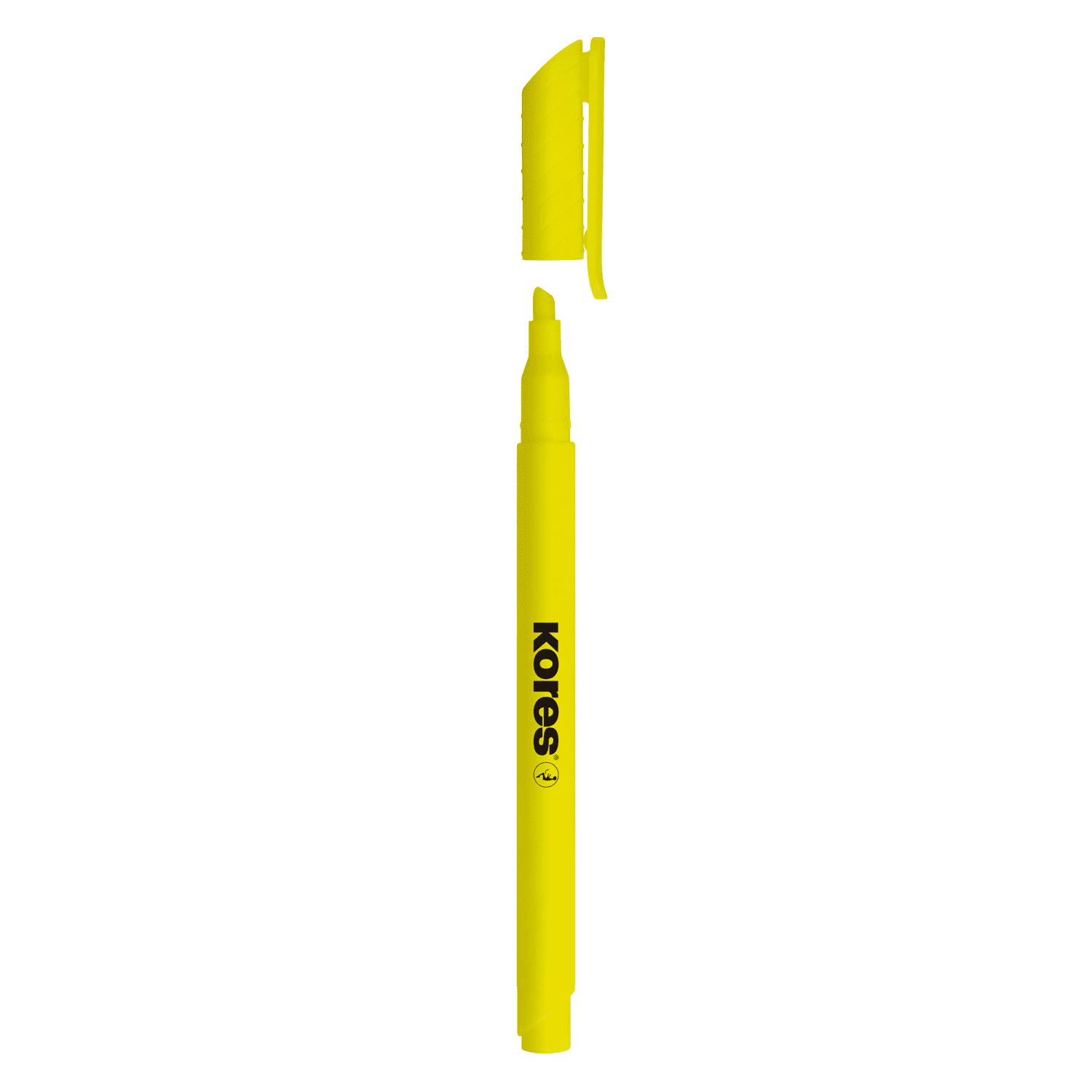 Markeris KORES HIGH LINER, geltonas