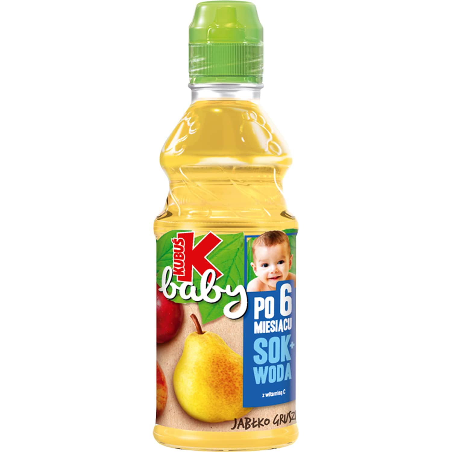 Фруктовый напиток KUBUŠ BABY, 100 %, 6 +, 0,3 л