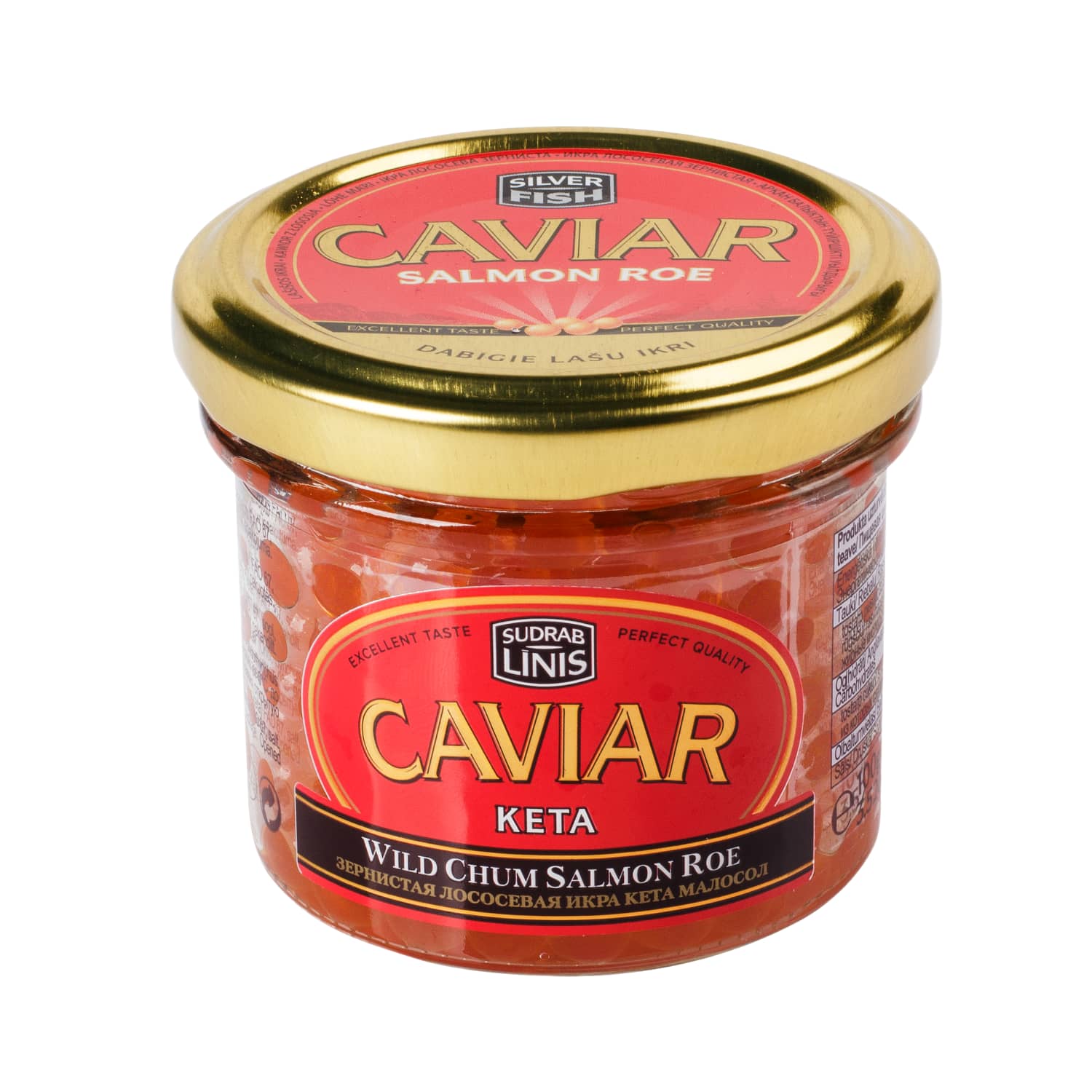 Wild salmon roe PREMIUM, 100 g