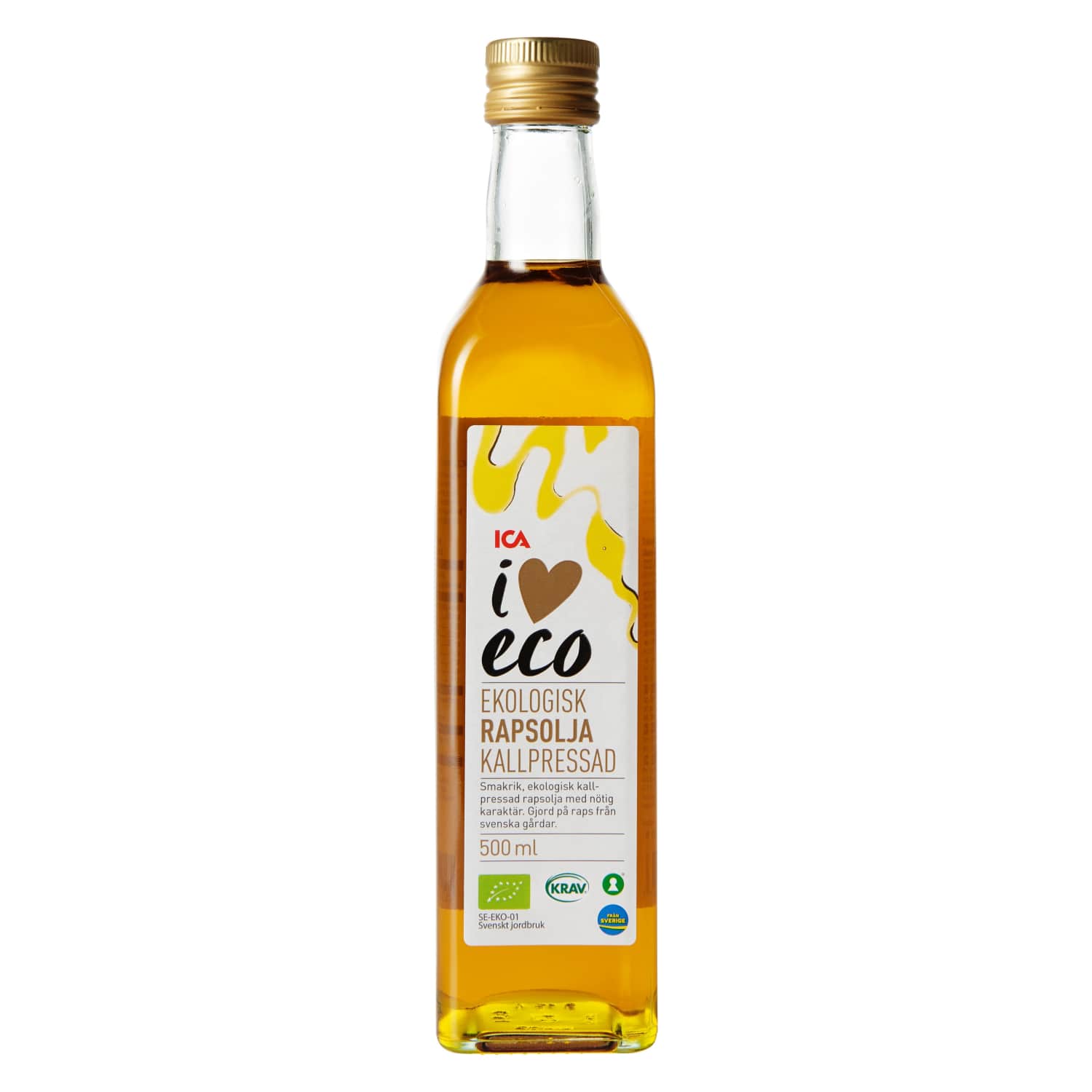 Органическое рапсовое масло I LOVE ECO, 500 мл