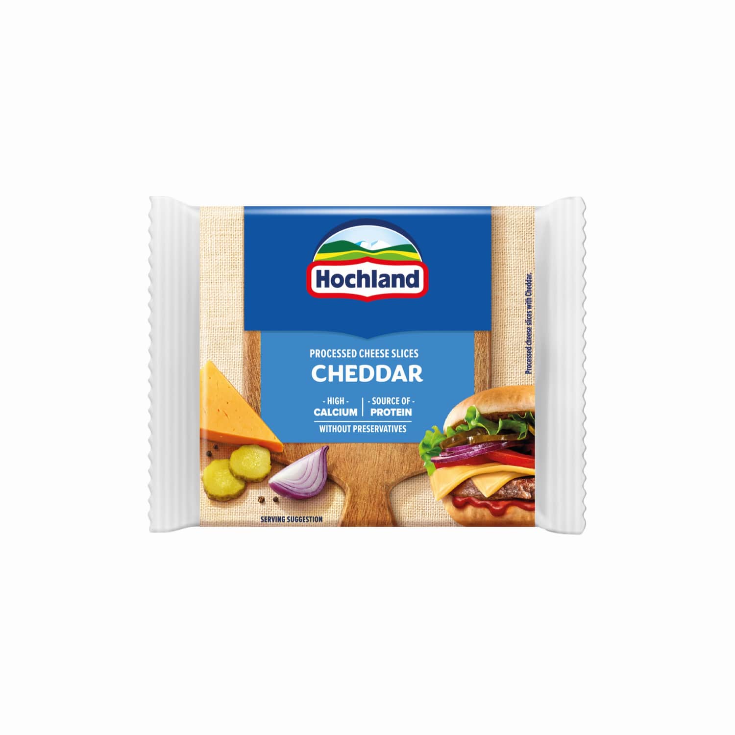 Sliced melted cheese CHEDDAR, 130g