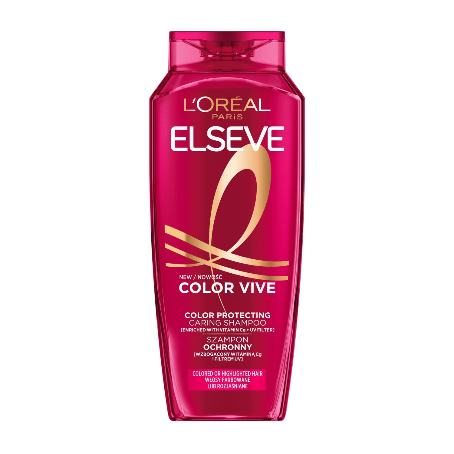 Hair shampoo LOREAL ELSEVE COLOR-VIVE, 400 ml