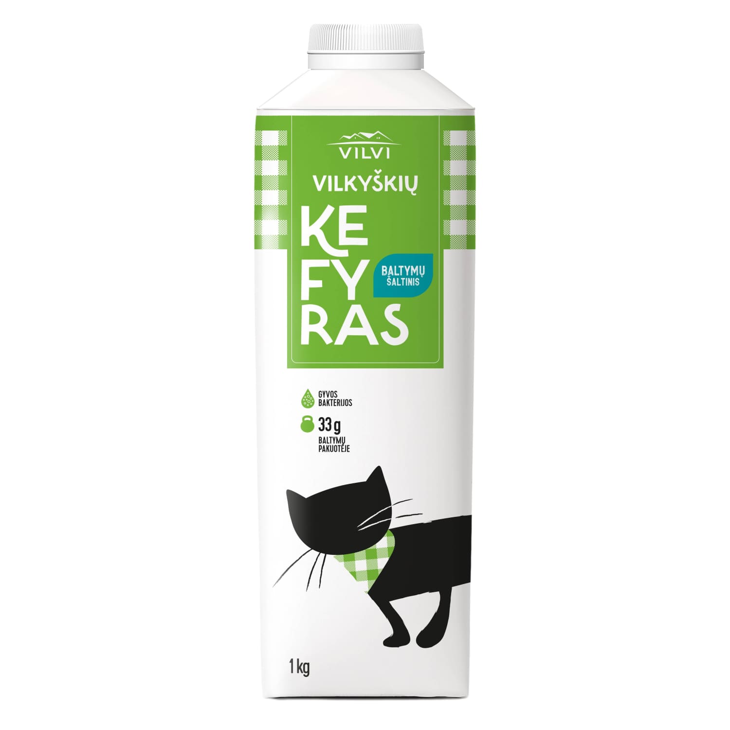 Kefyras VILVI, 2,5 % rieb., 1 kg