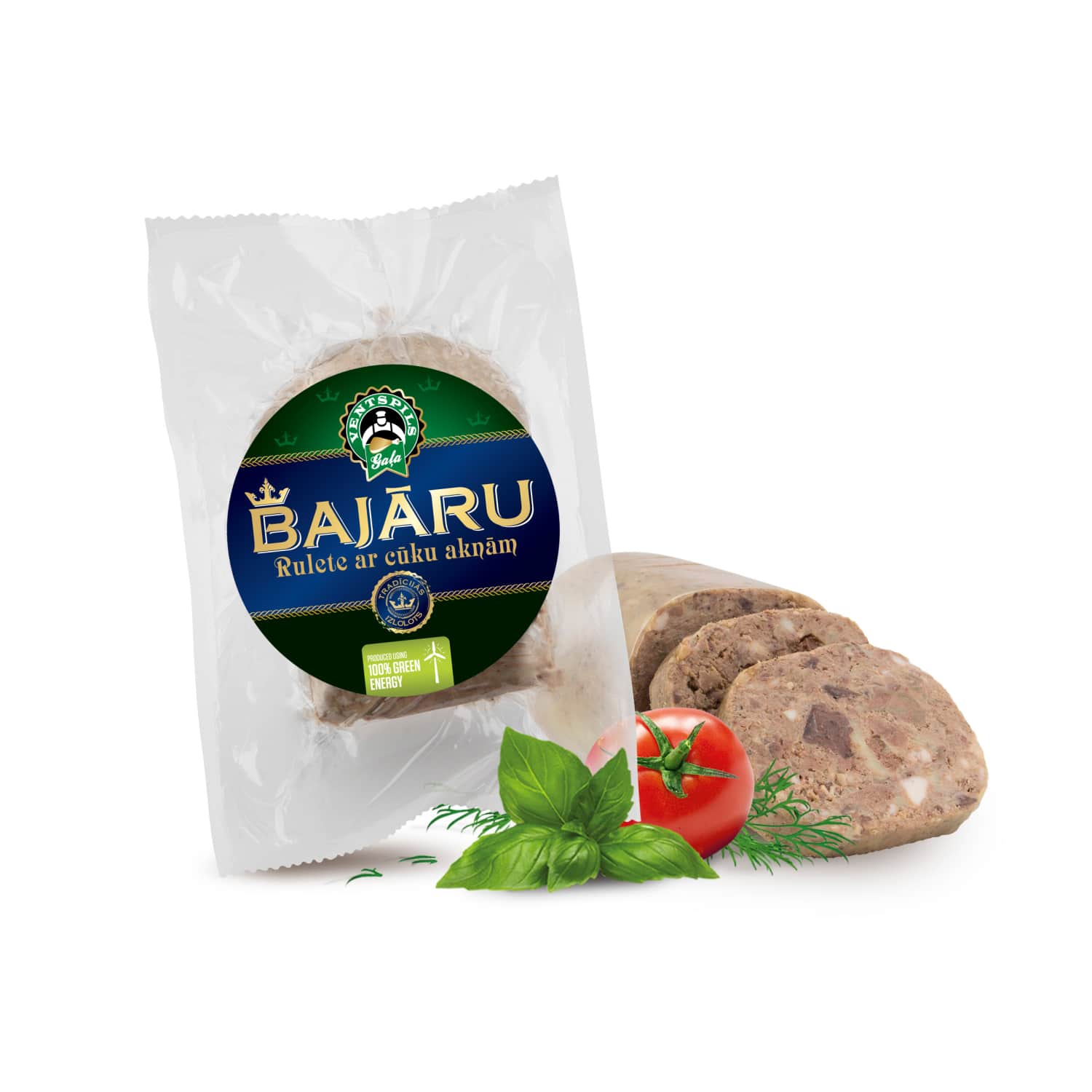 Boiled BAJORŲ salami vacuum, a.r., 450 g