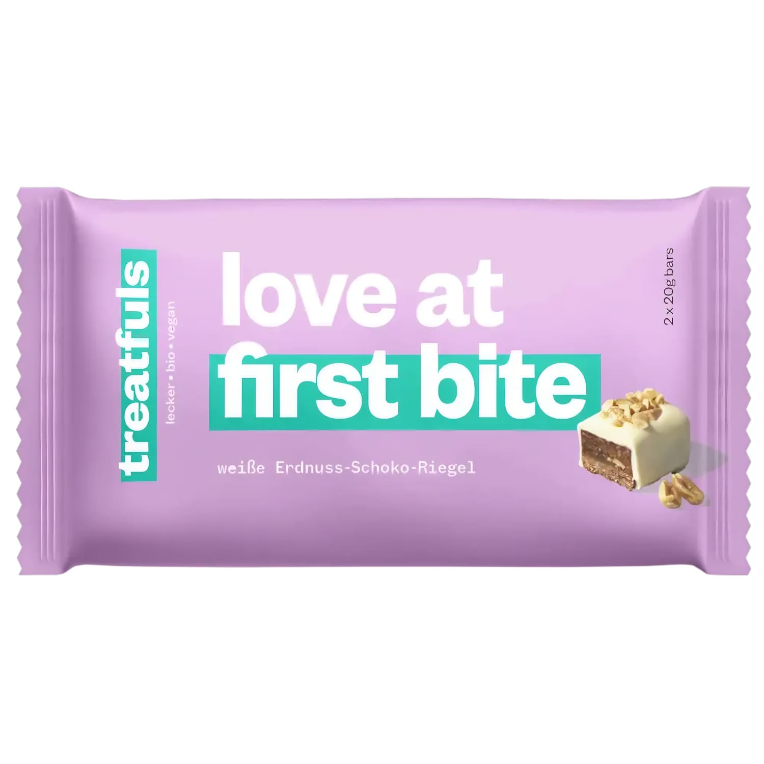 Ekol. batonėlis FIRST BITE TREATFULS, 2x20 g