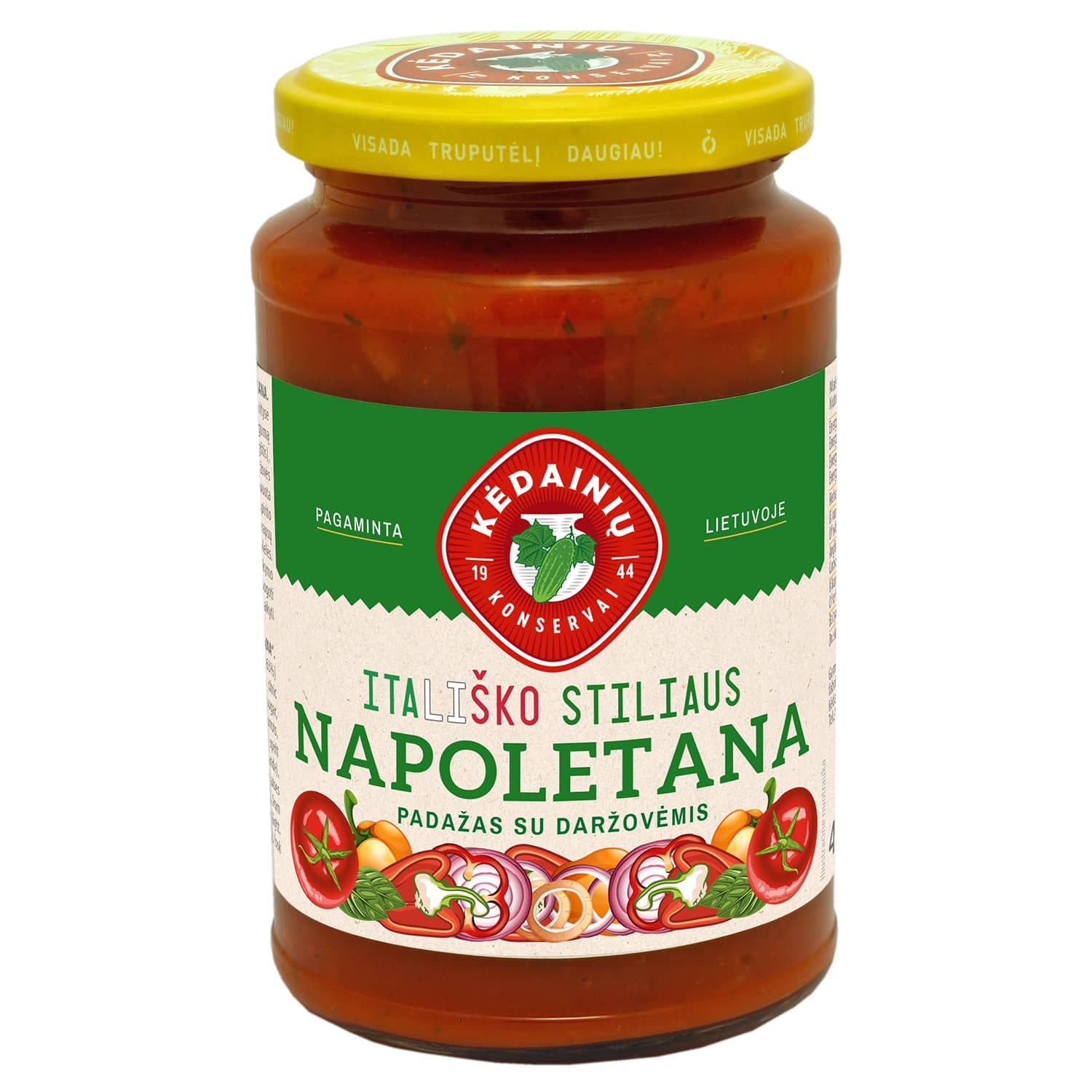 Napoletana Sauce with Vegetables KĖDAINIŲ KONS. 410 g